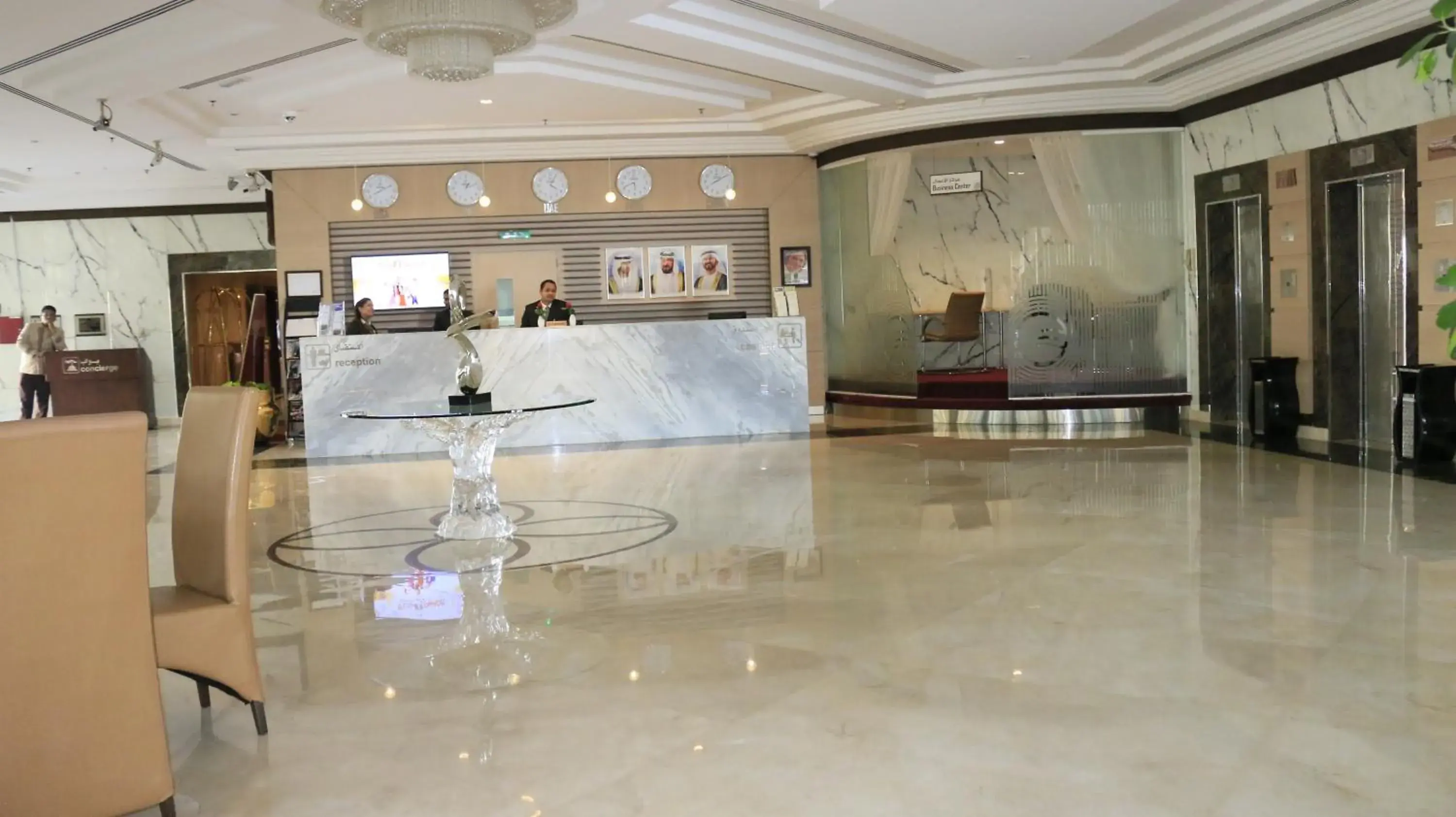 Lobby or reception in Dubai Grand Hotel by Fortune, Dubai Airport Lobby or reception in Dubai Grand Hotel by Fortune, Dubai Airport