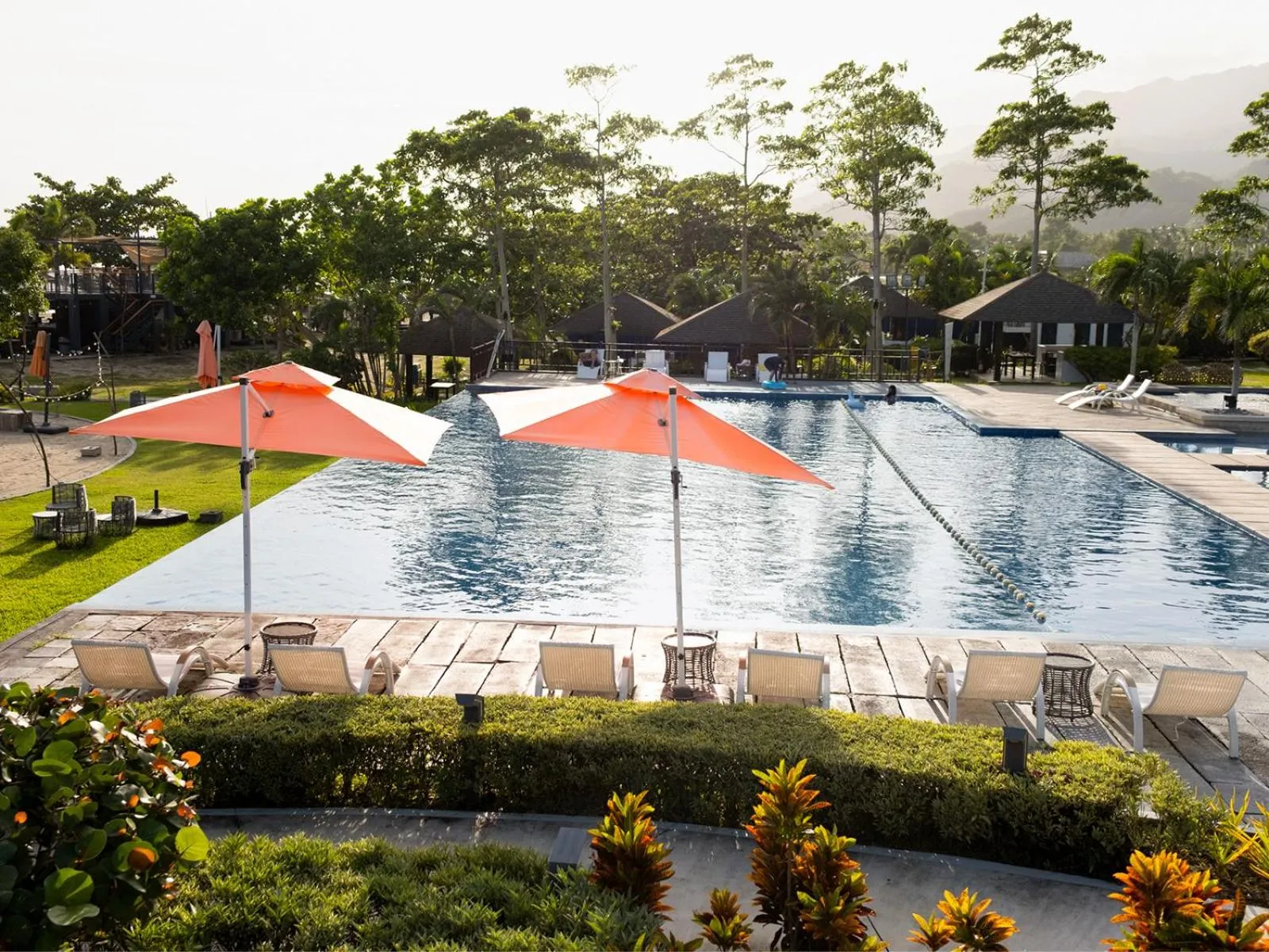 Pool view in Cocoons Club Laiya
