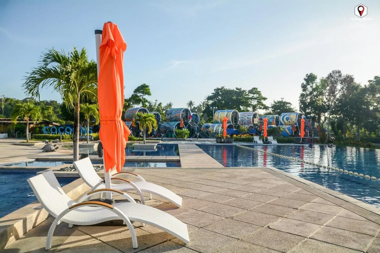 Pool view in Cocoons Club Laiya