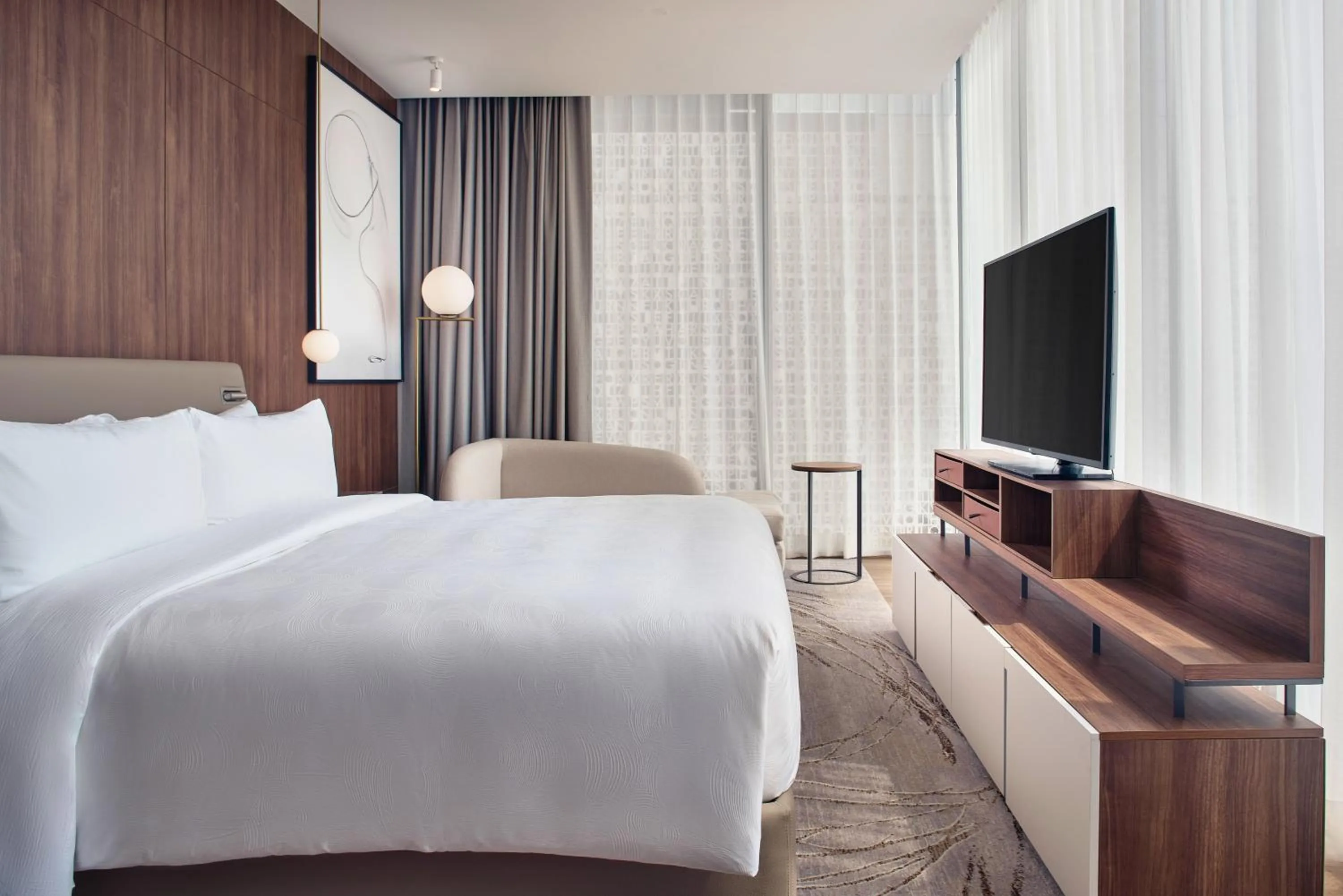 Bed in JW Marriott Hotel Guadalajara