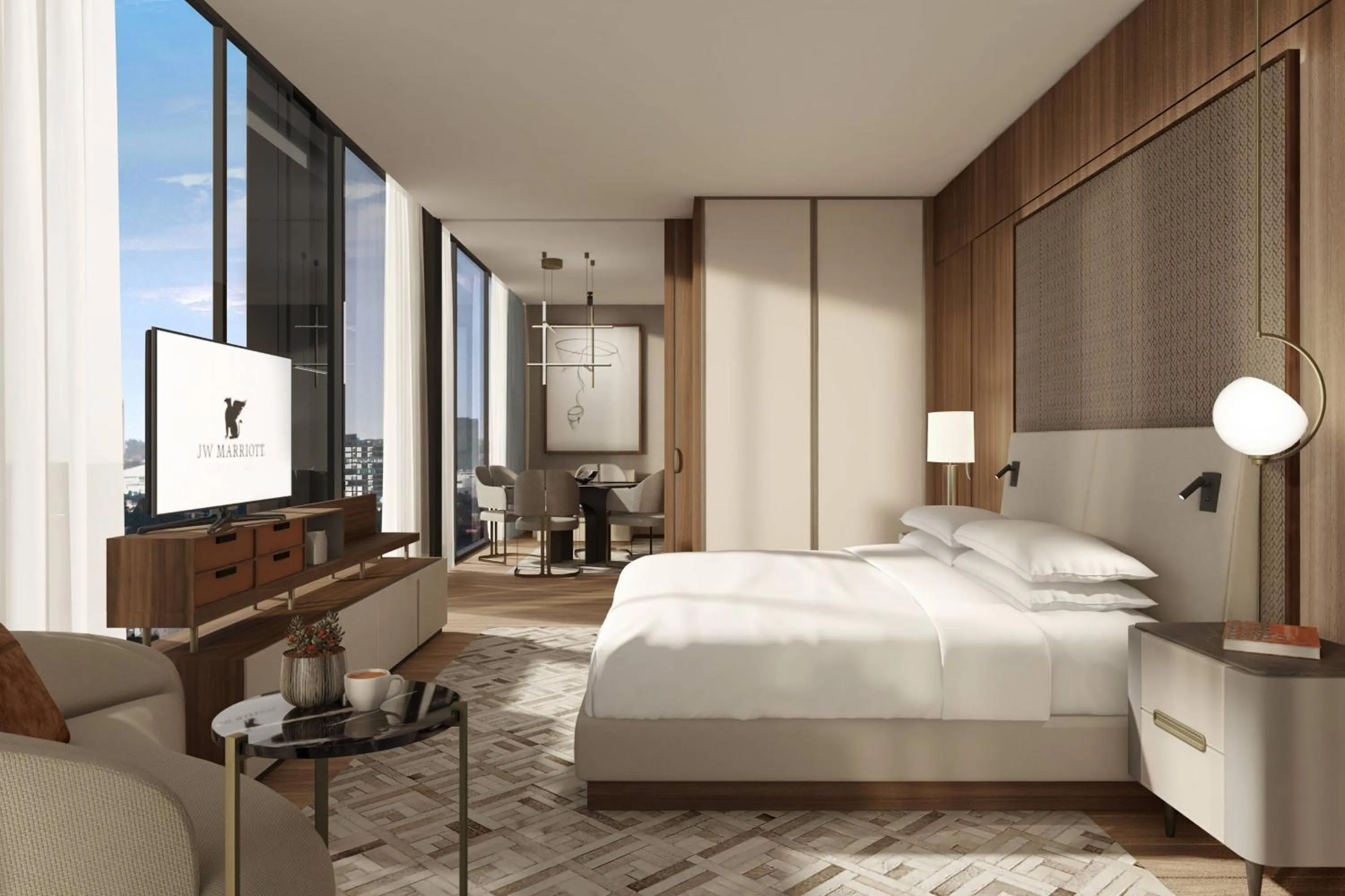 Photo of the whole room, Bed in JW Marriott Hotel Guadalajara