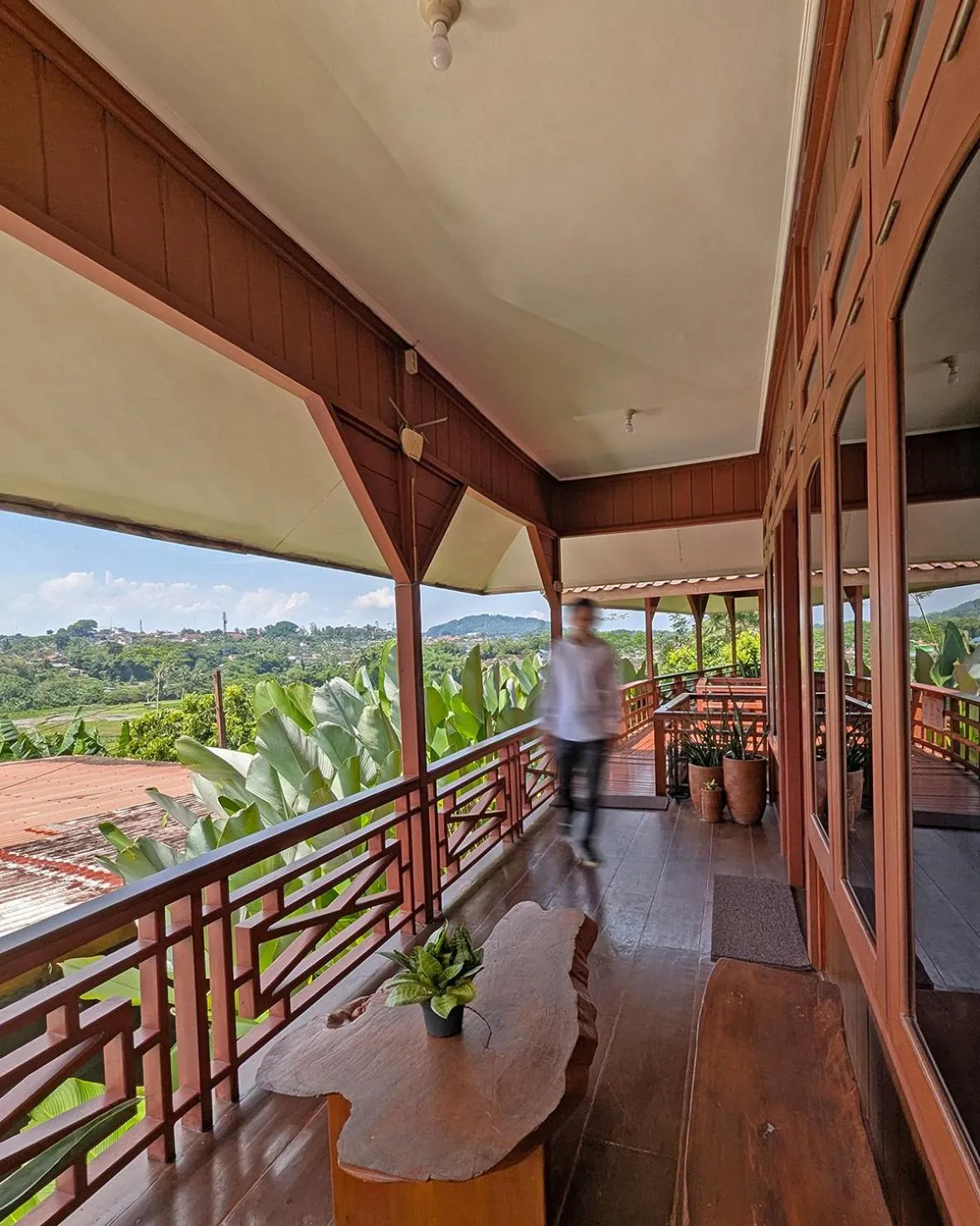 Garden view in Kasuari Exotic Resort Magelang