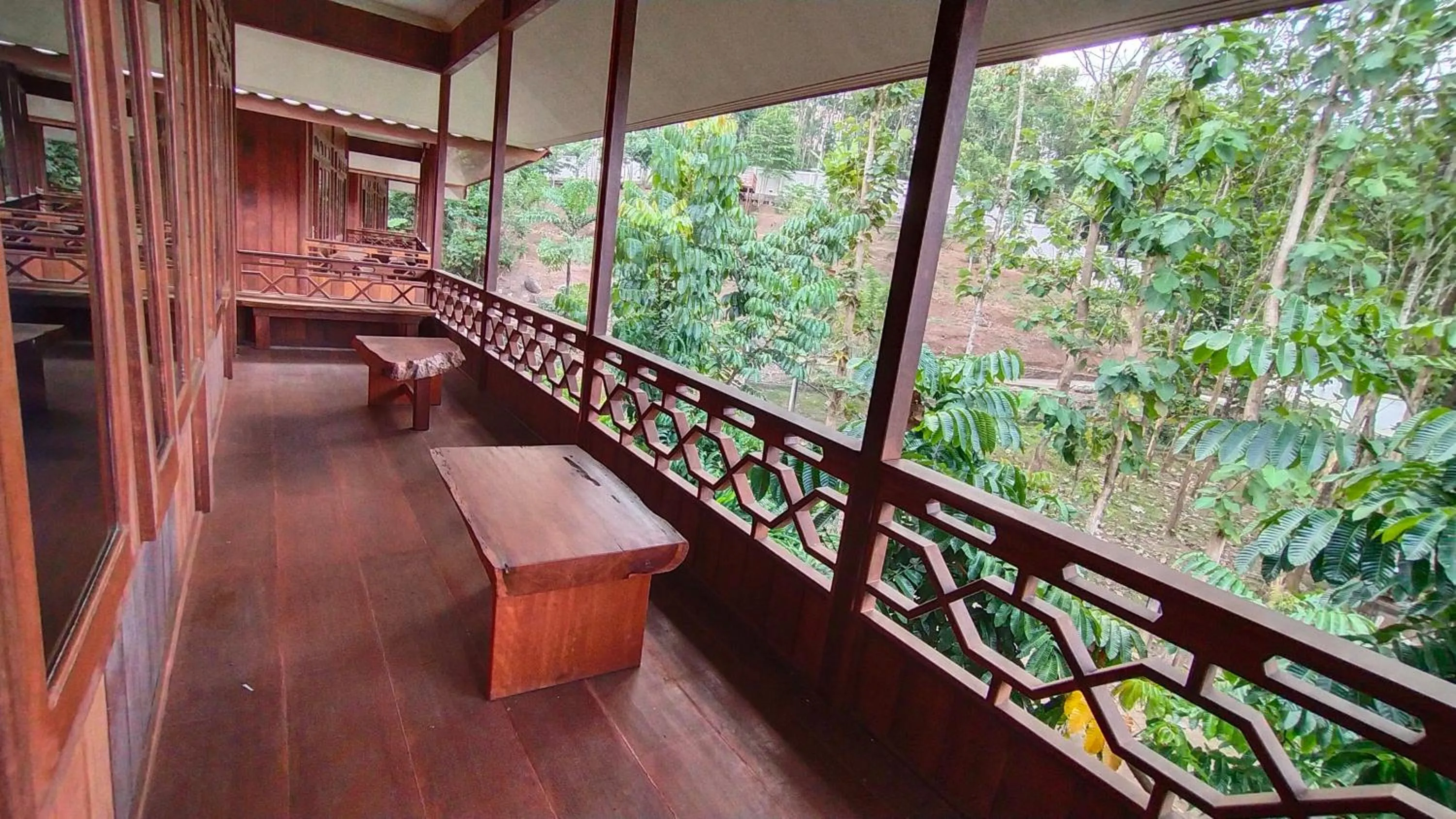 Patio in Kasuari Exotic Resort Magelang