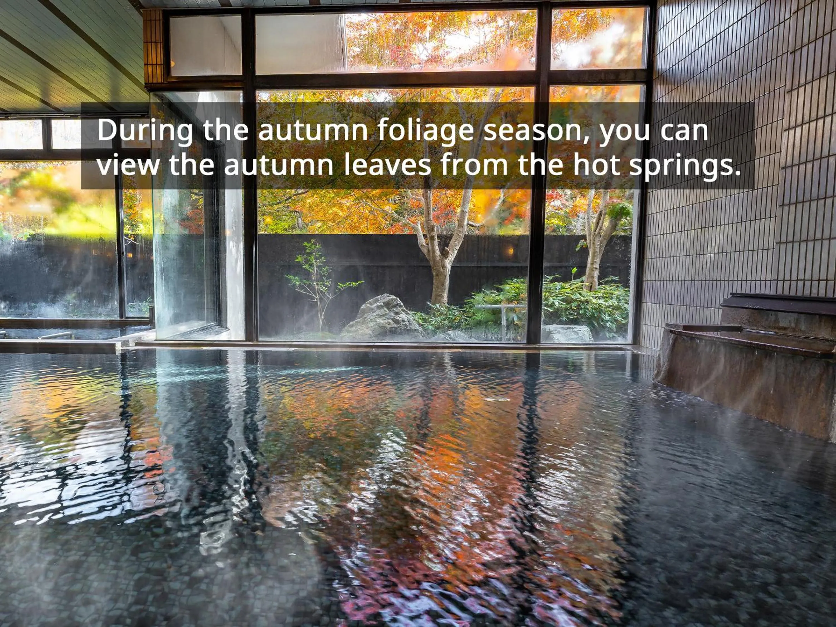 Hot Spring Bath in KAMENOI HOTEL Nikko Yunishigawa All-Inclusive Resort