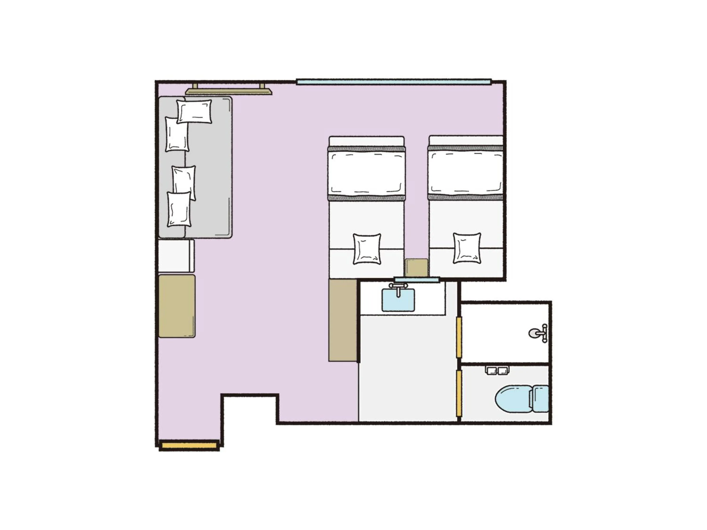Photo of the whole room in KAMENOI HOTEL Nikko Yunishigawa All-Inclusive Resort
