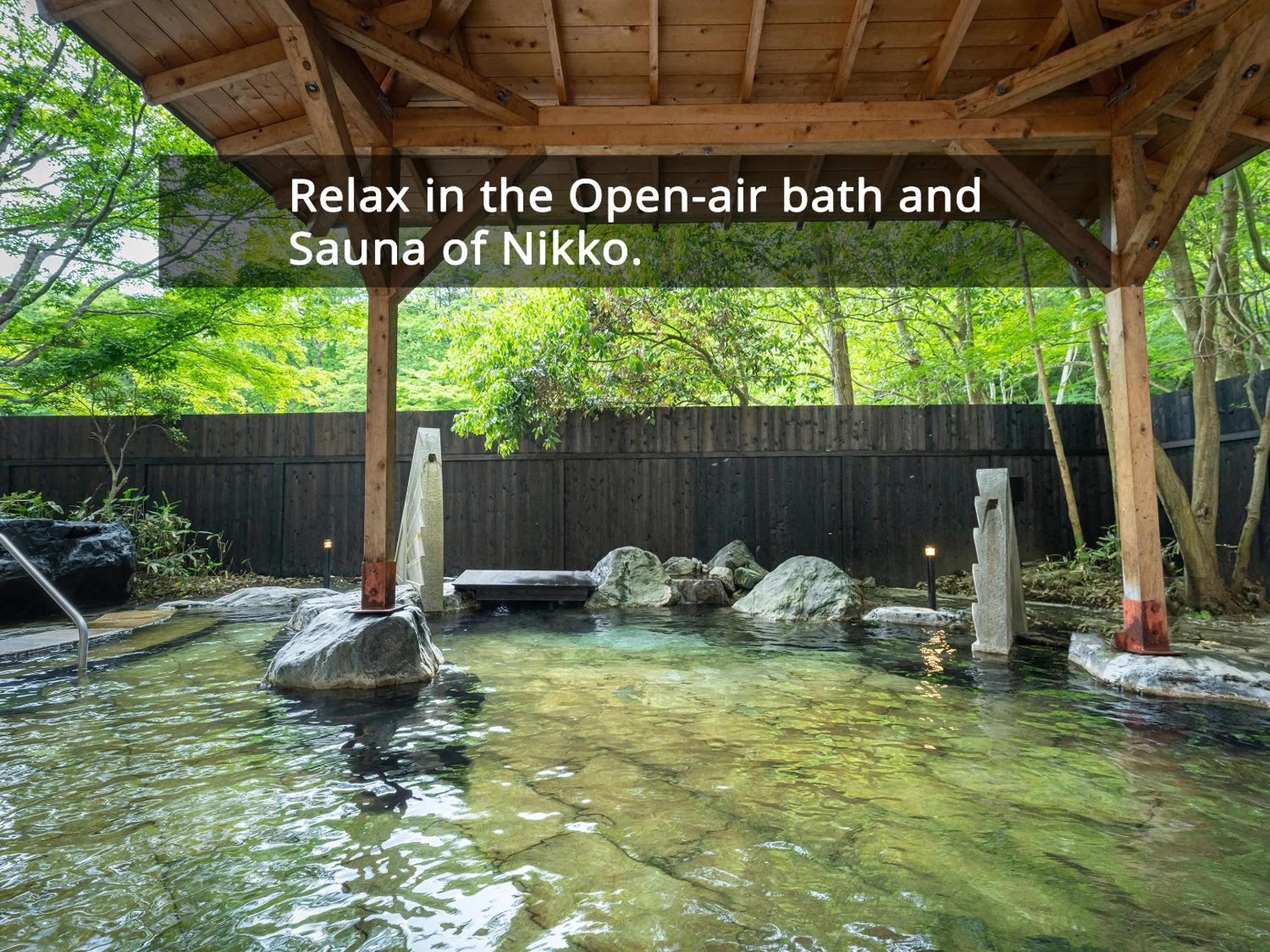 Hot Spring Bath in KAMENOI HOTEL Nikko Yunishigawa All-Inclusive Resort