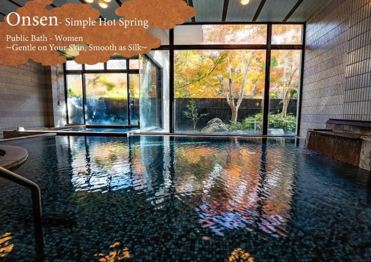 Hot Spring Bath in KAMENOI HOTEL Nikko Yunishigawa All-Inclusive Resort