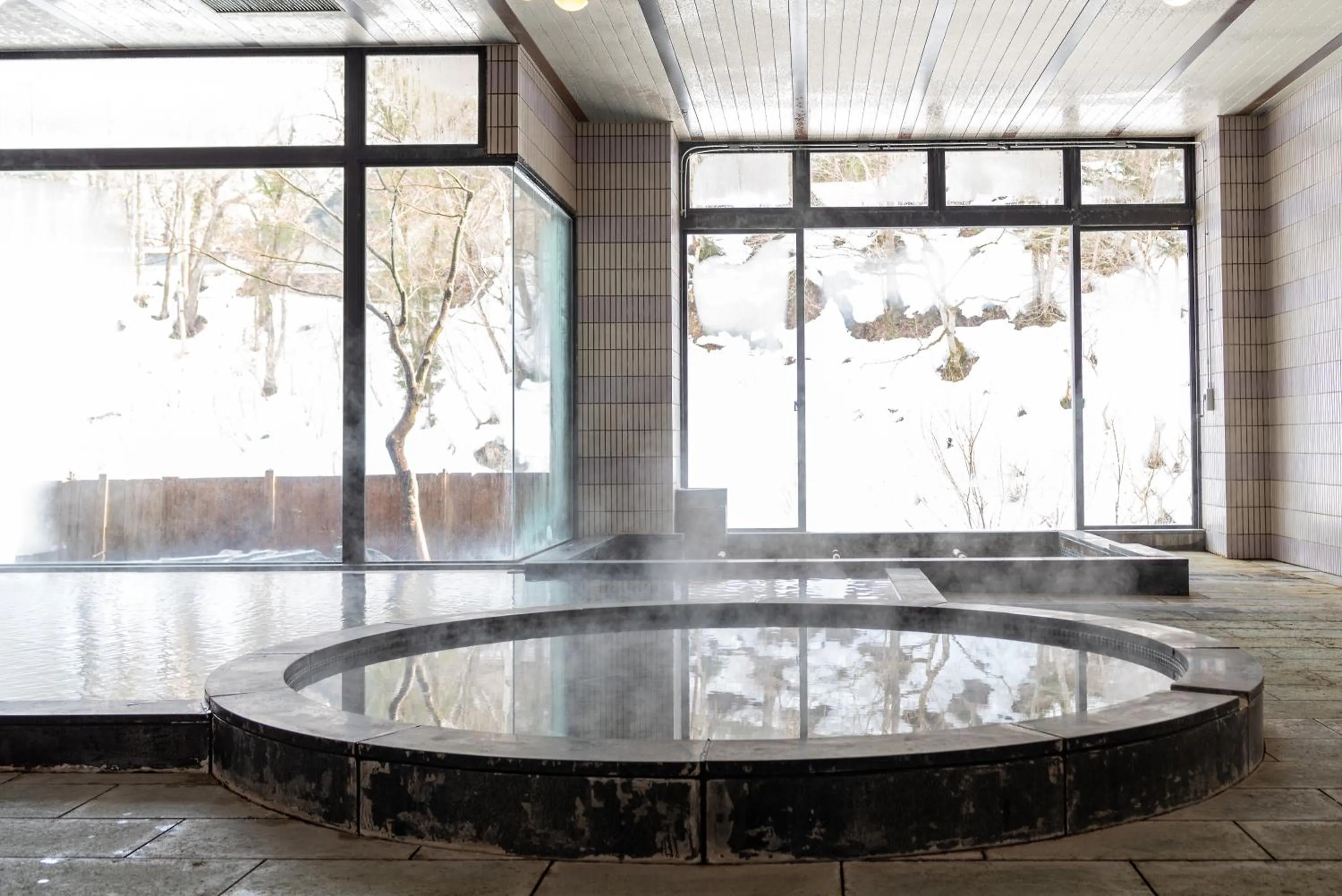Hot Spring Bath in KAMENOI HOTEL Nikko Yunishigawa All-Inclusive Resort