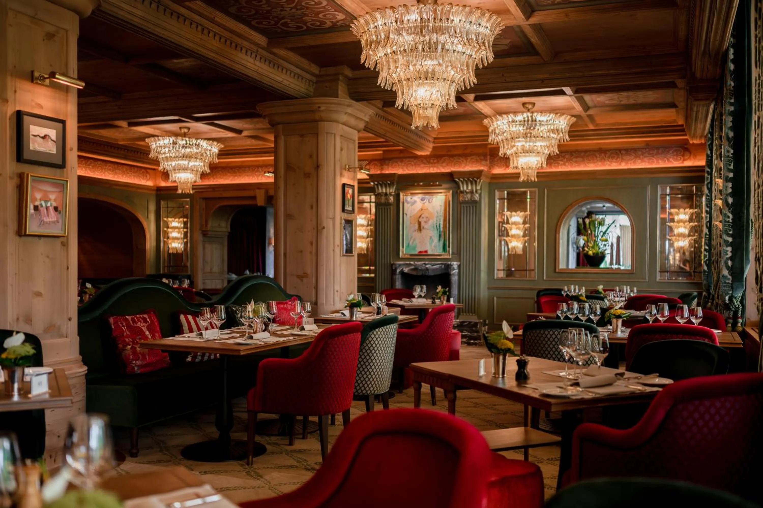 Restaurant/places to eat in Gstaad Palace