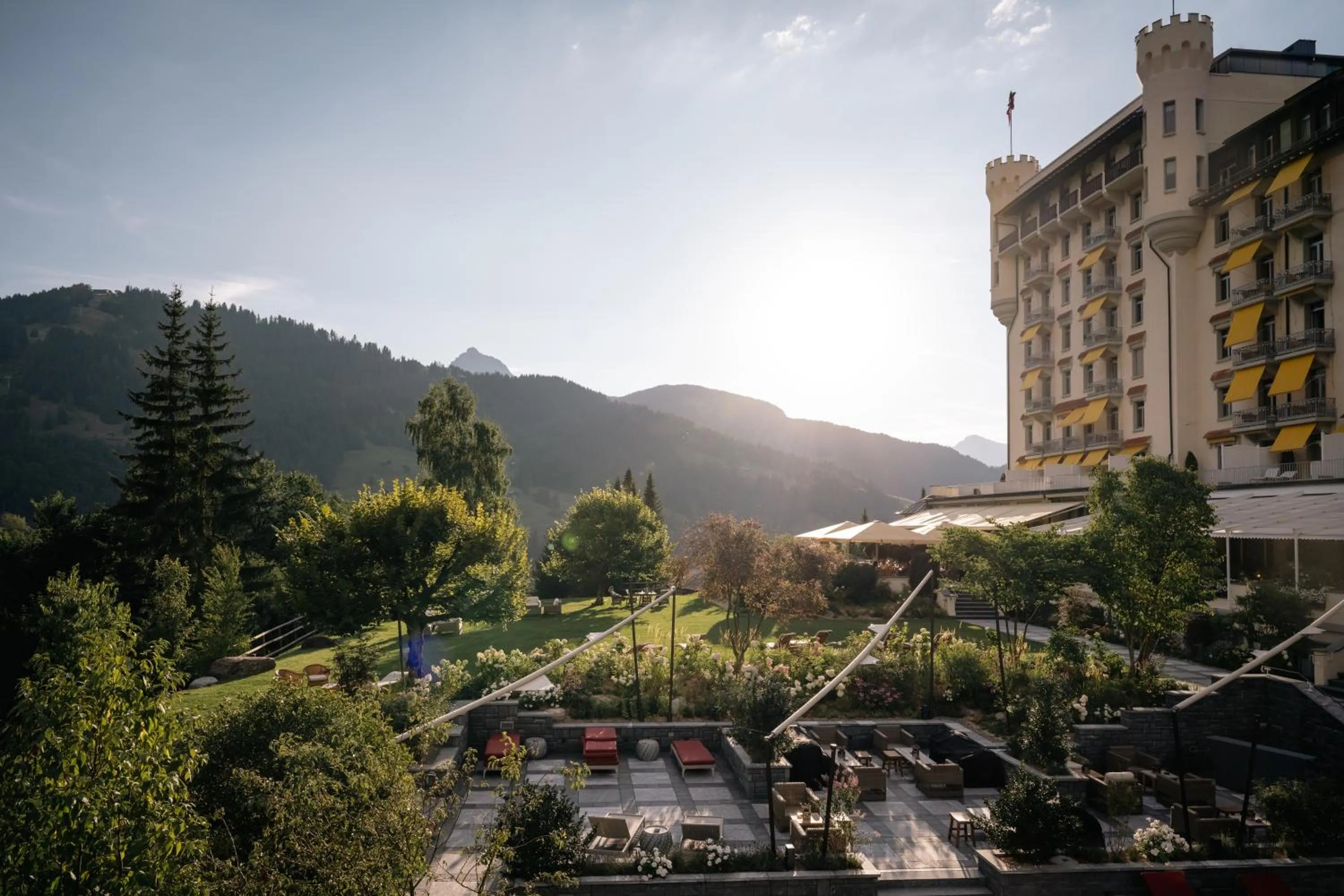 Property building in Gstaad Palace