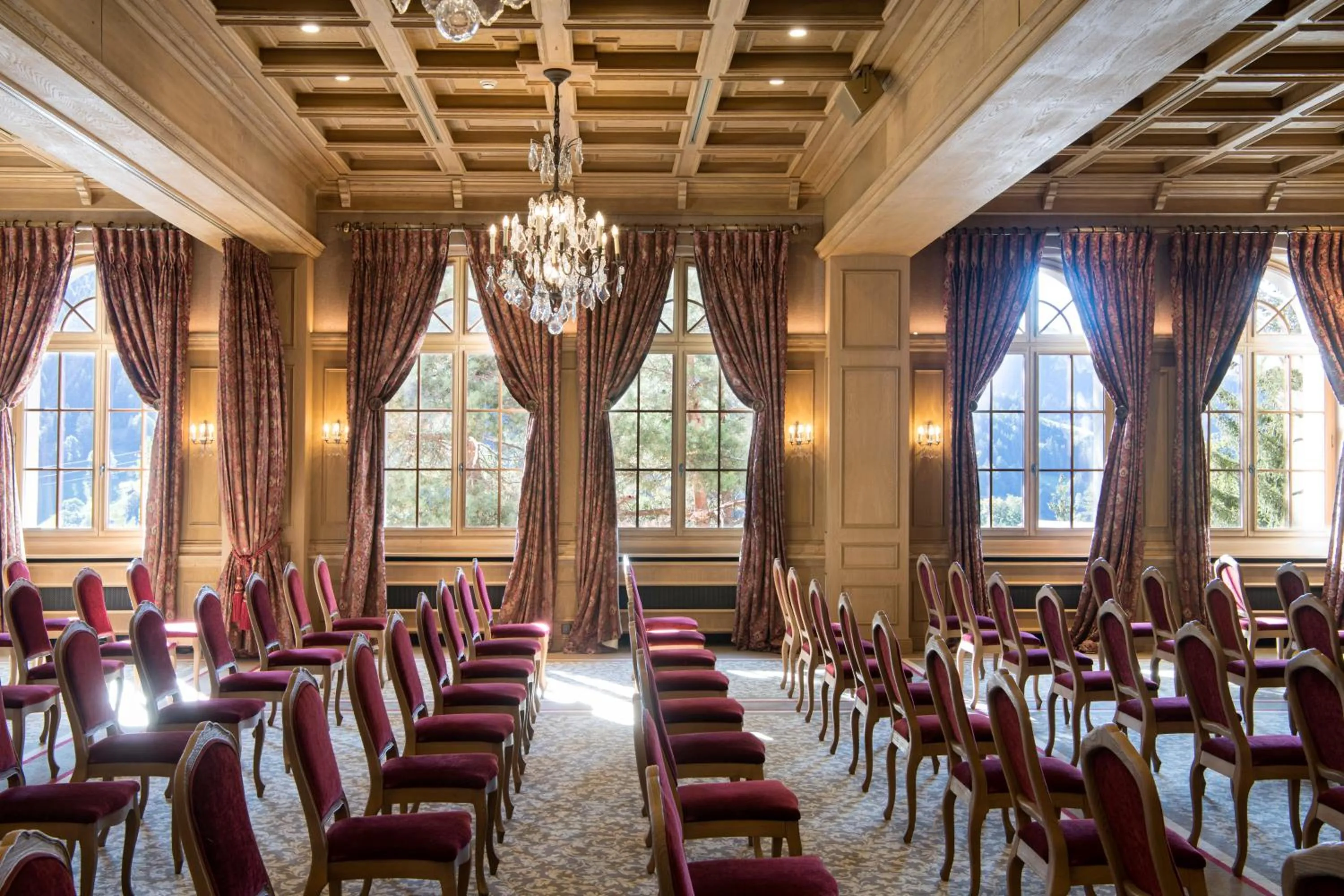 Meeting/conference room in Gstaad Palace