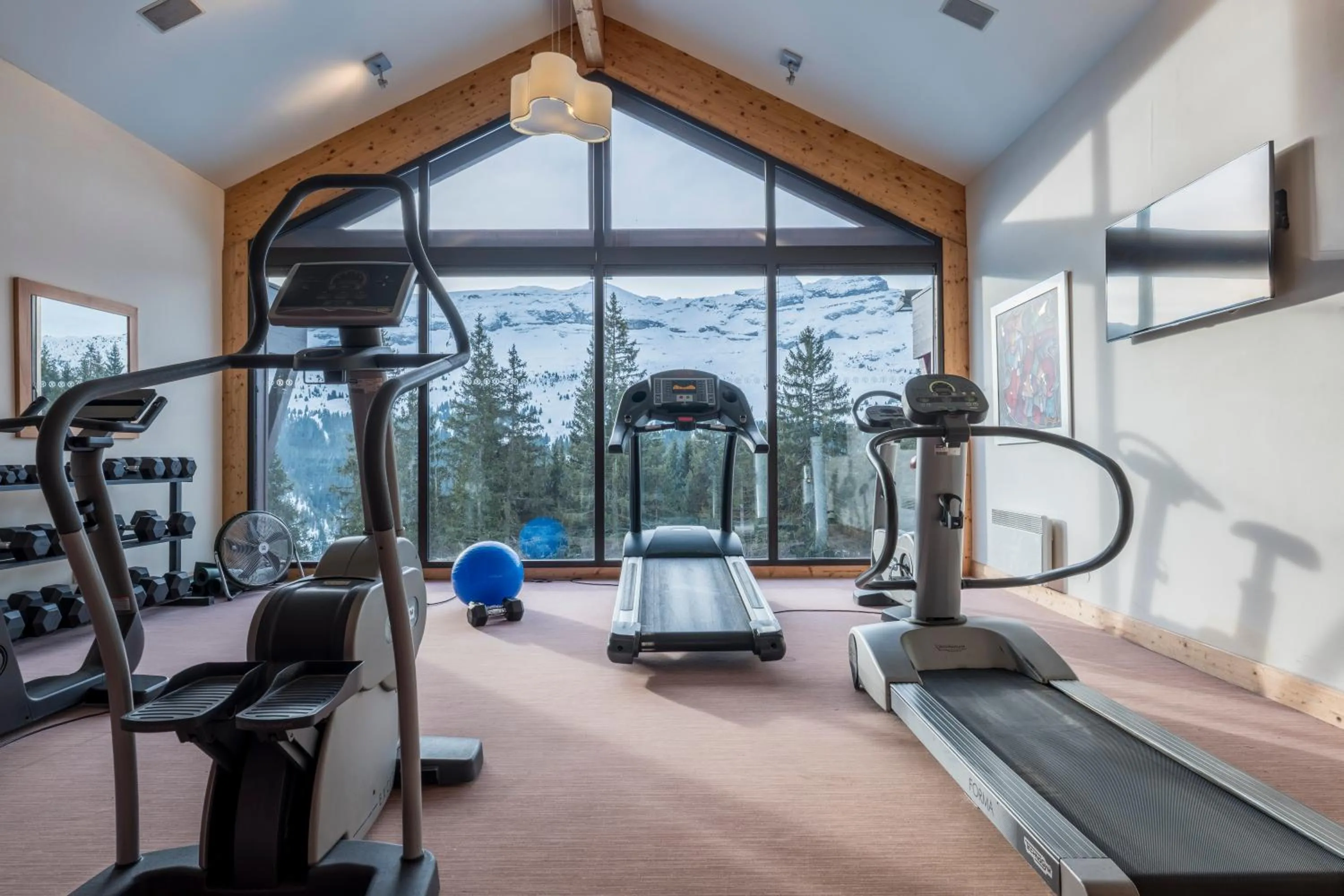 Fitness centre/facilities in Résidence Pierre & Vacances Premium Les Terrasses d'Eos