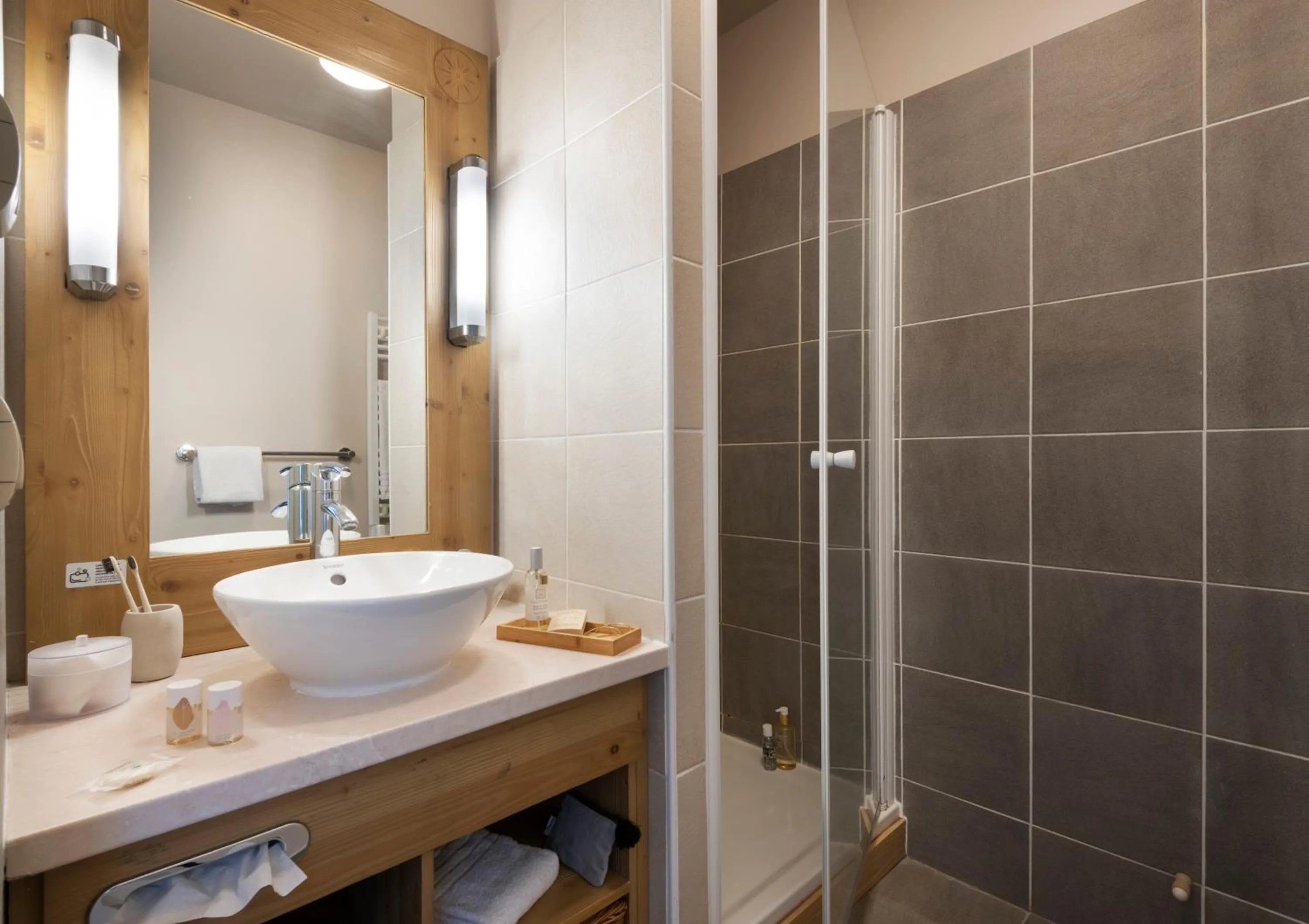 Shower in Résidence Pierre & Vacances Premium Les Terrasses d'Eos