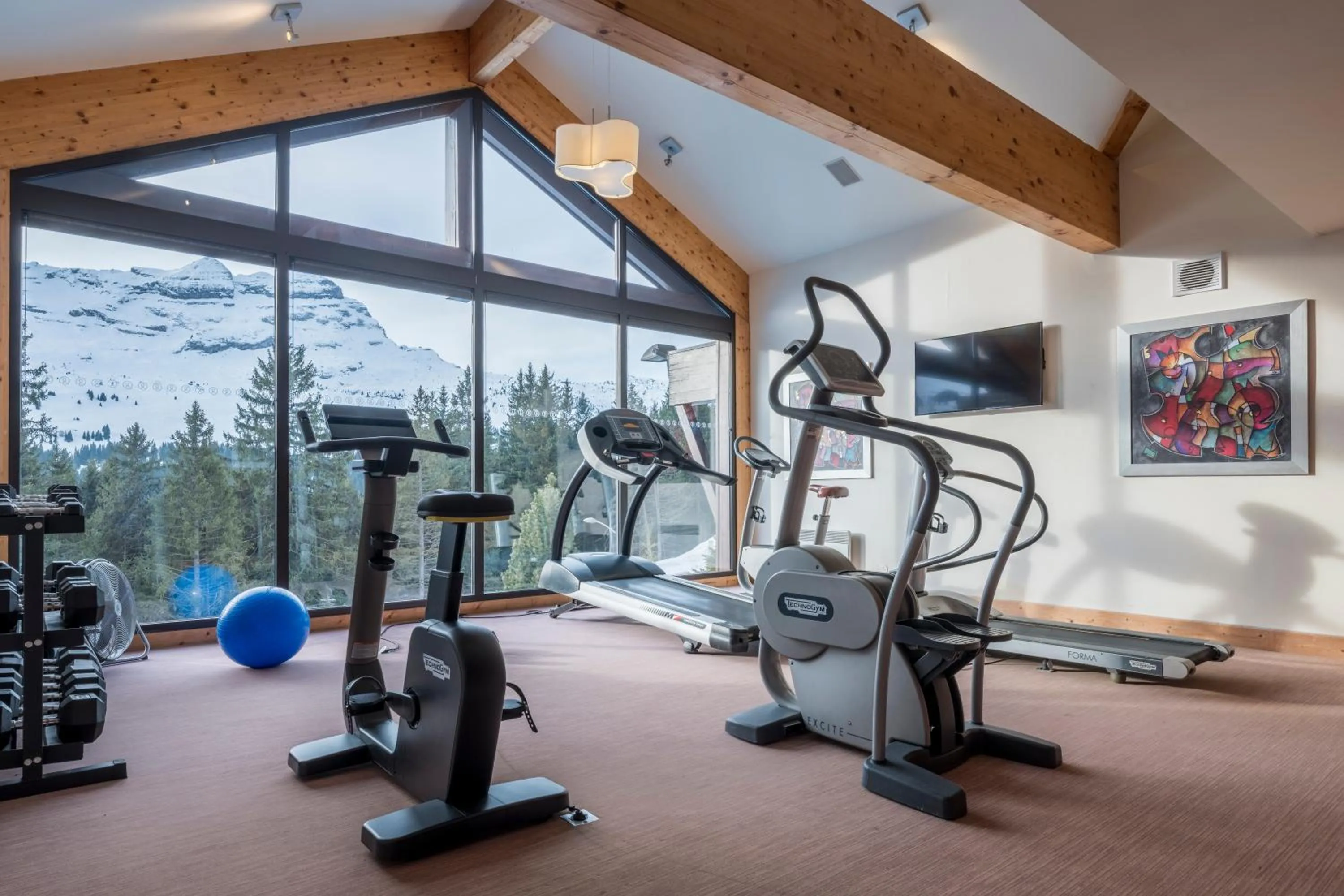 Fitness centre/facilities in Résidence Pierre & Vacances Premium Les Terrasses d'Eos