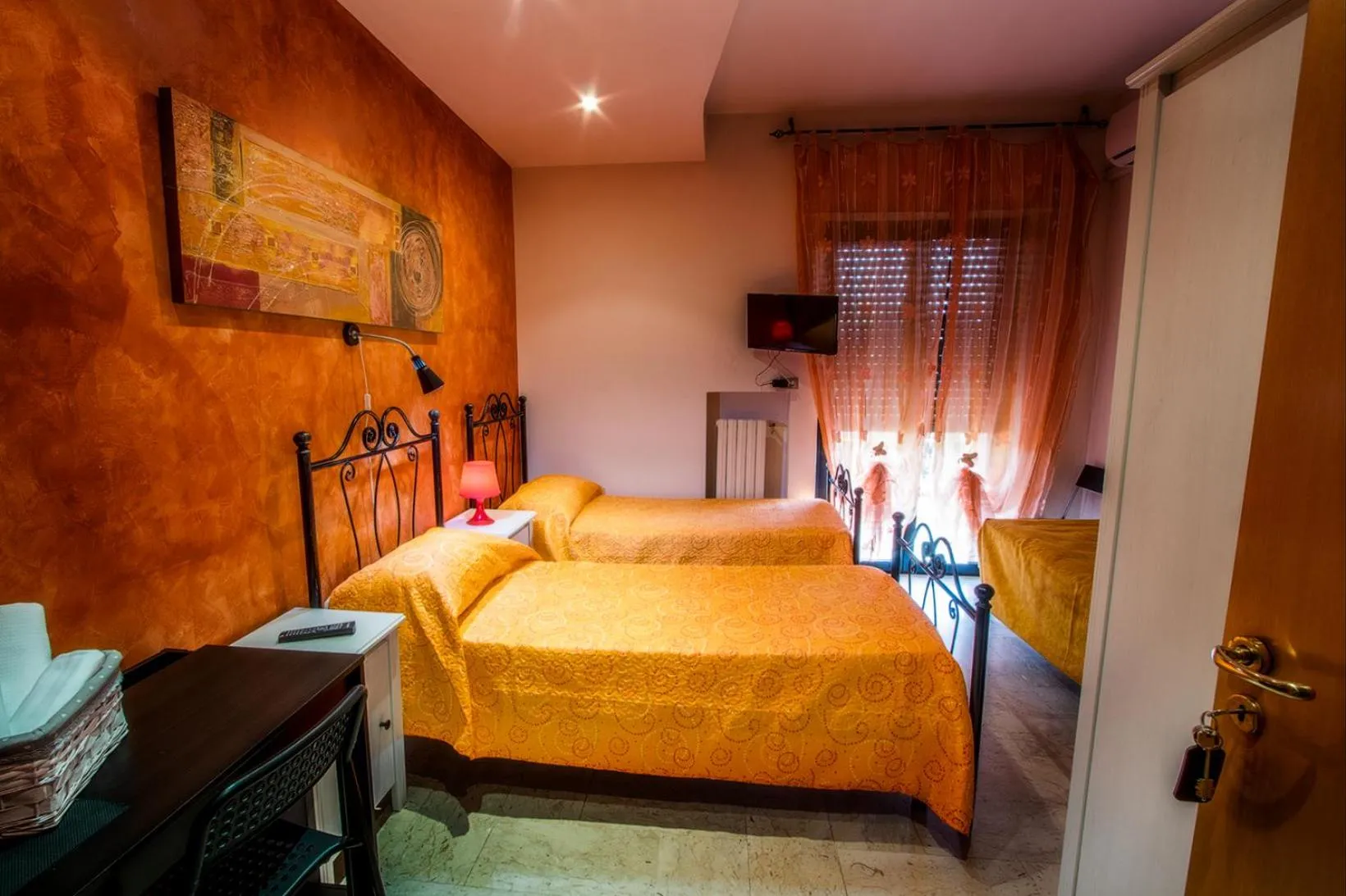 Photo of the whole room, Bed in My sweet home