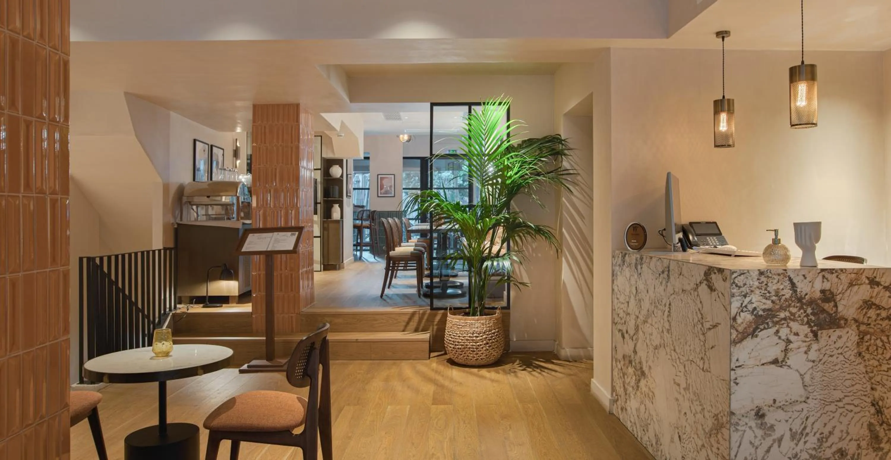 Lobby or reception in The Residence Aiolou Hotel & Spa