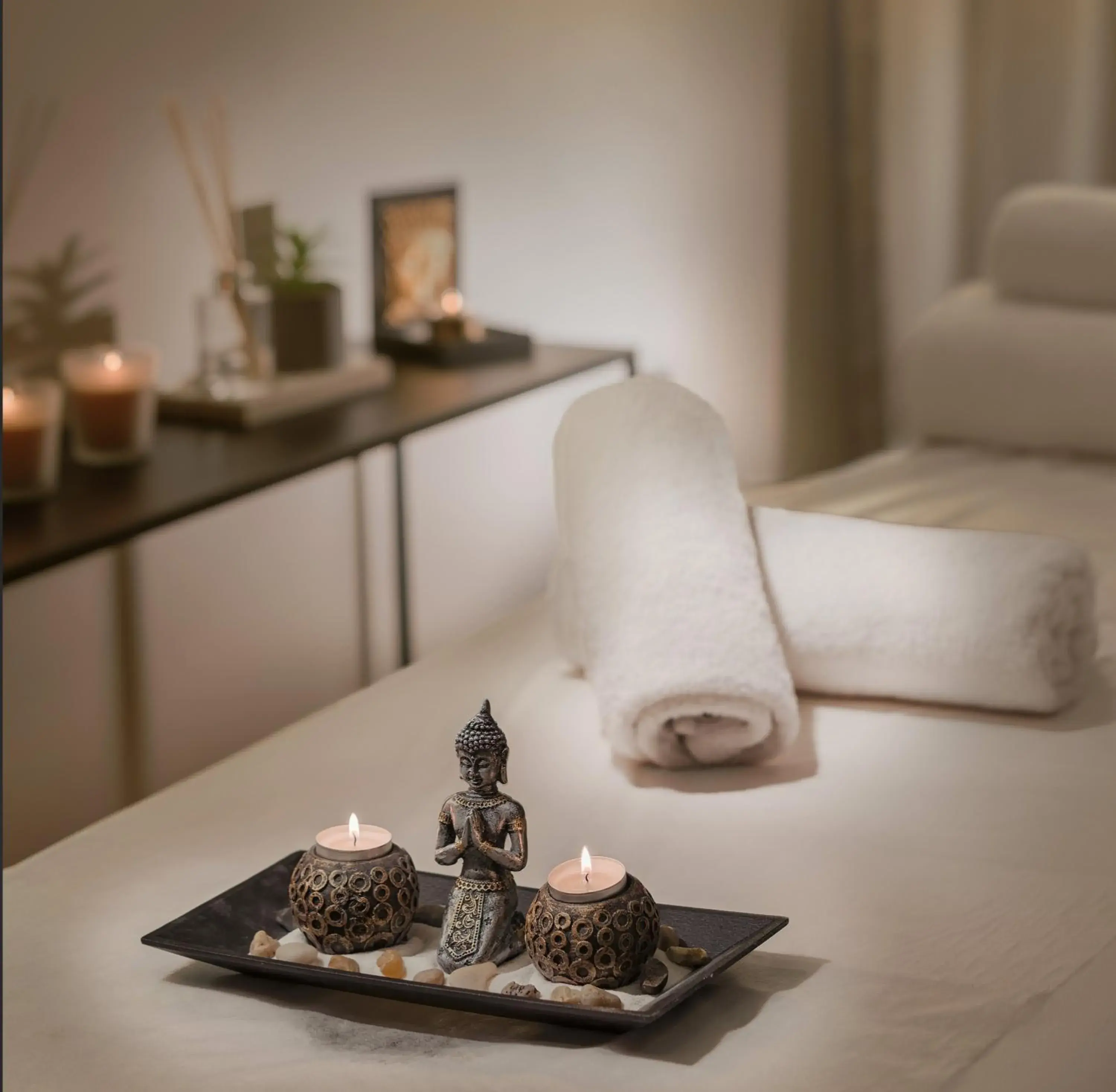 Massage, Bed in The Residence Aiolou Hotel & Spa Massage, Bed in The Residence Aiolou Hotel & Spa