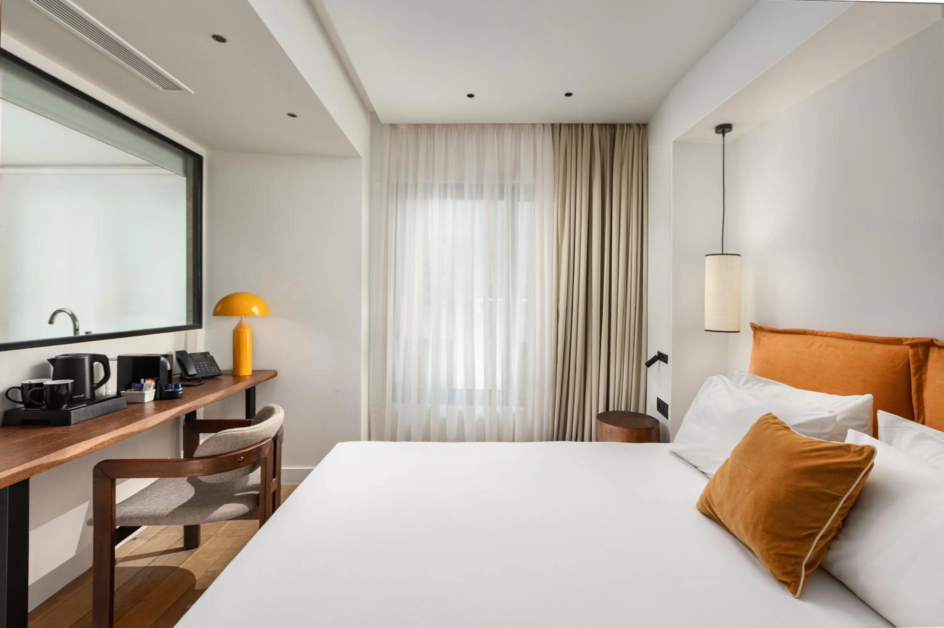 Bed in The Residence Aiolou Hotel & Spa