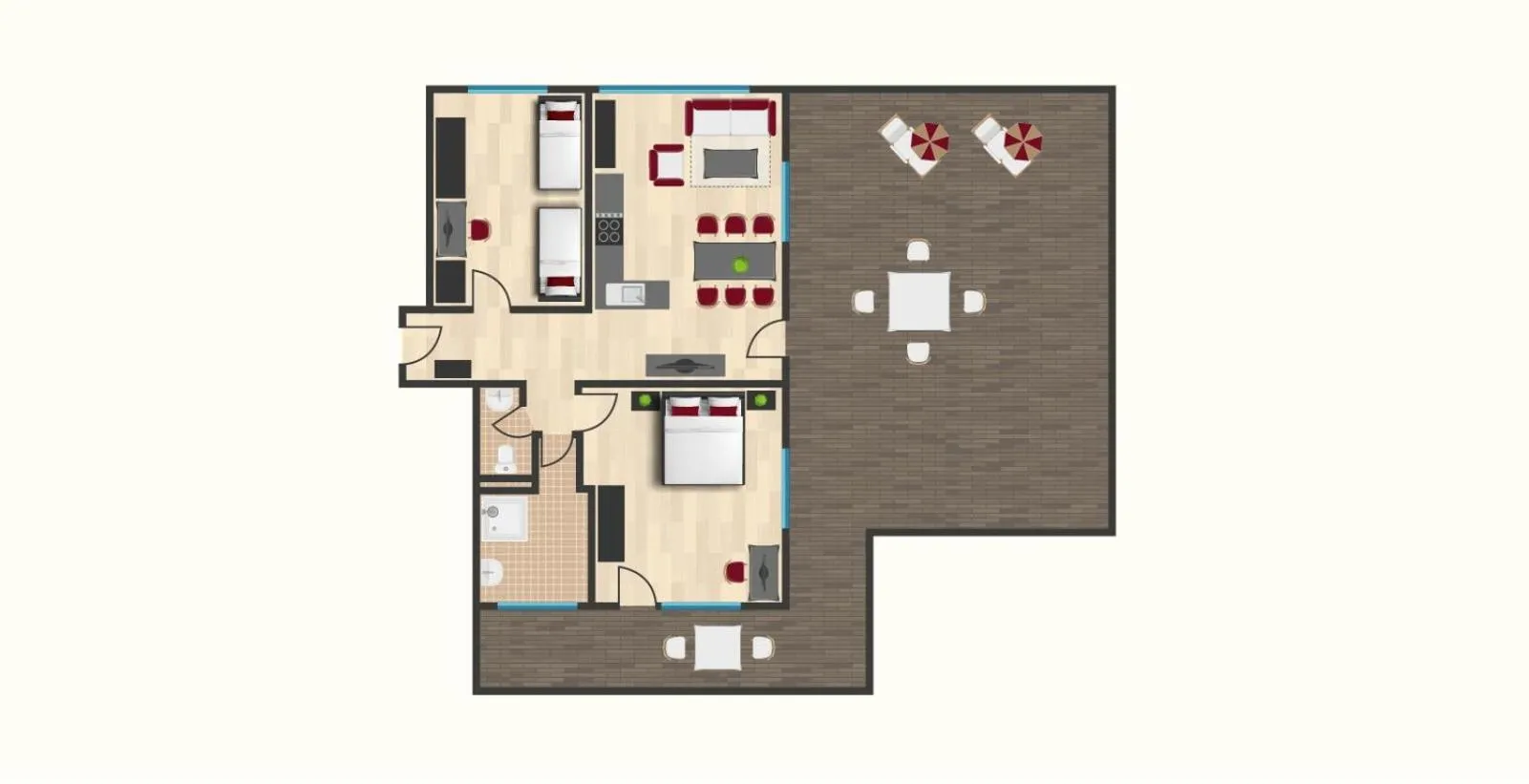 Floor plan in Haus Haberstock
