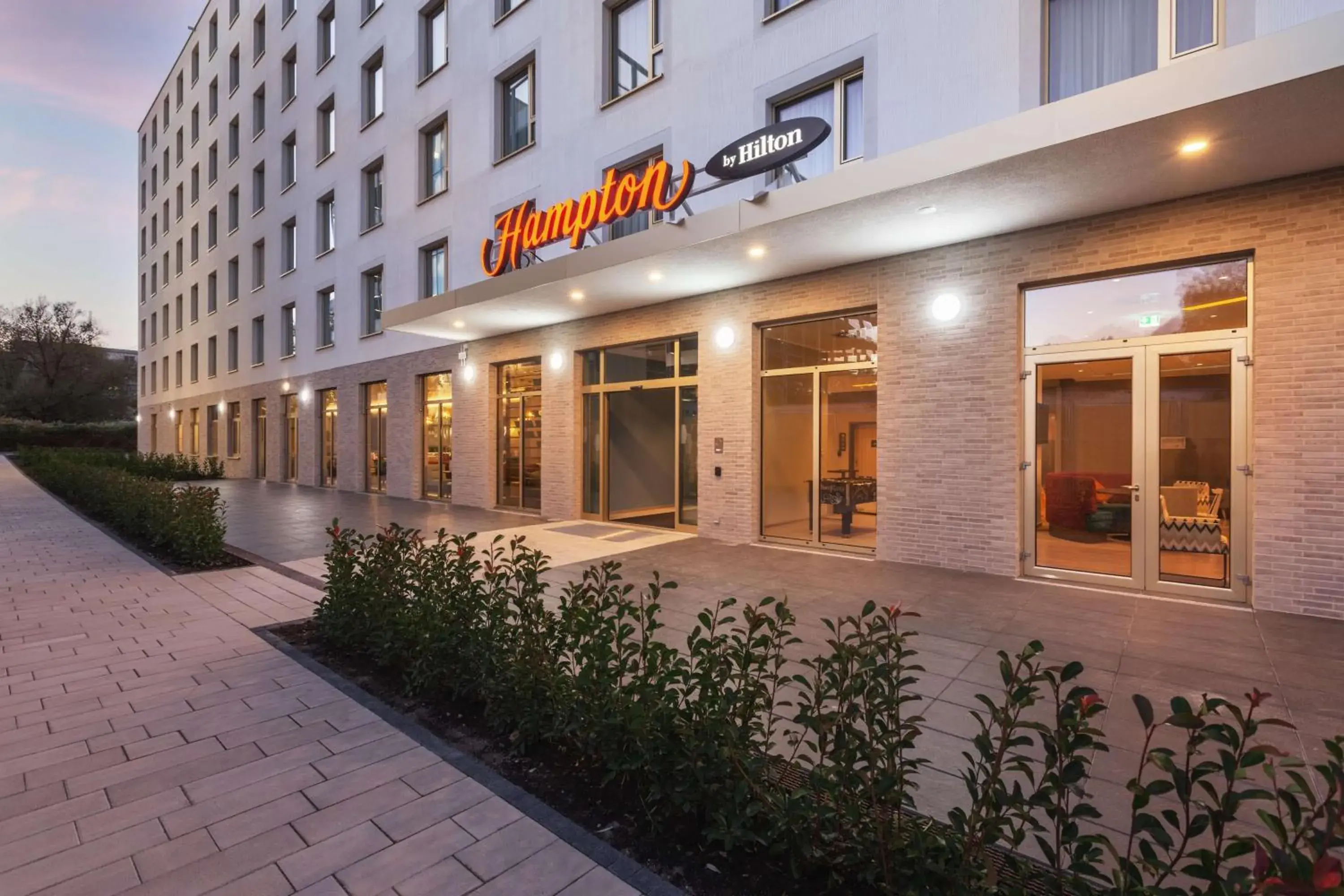 Property building in Hampton by Hilton Konstanz Property building in Hampton by Hilton Konstanz