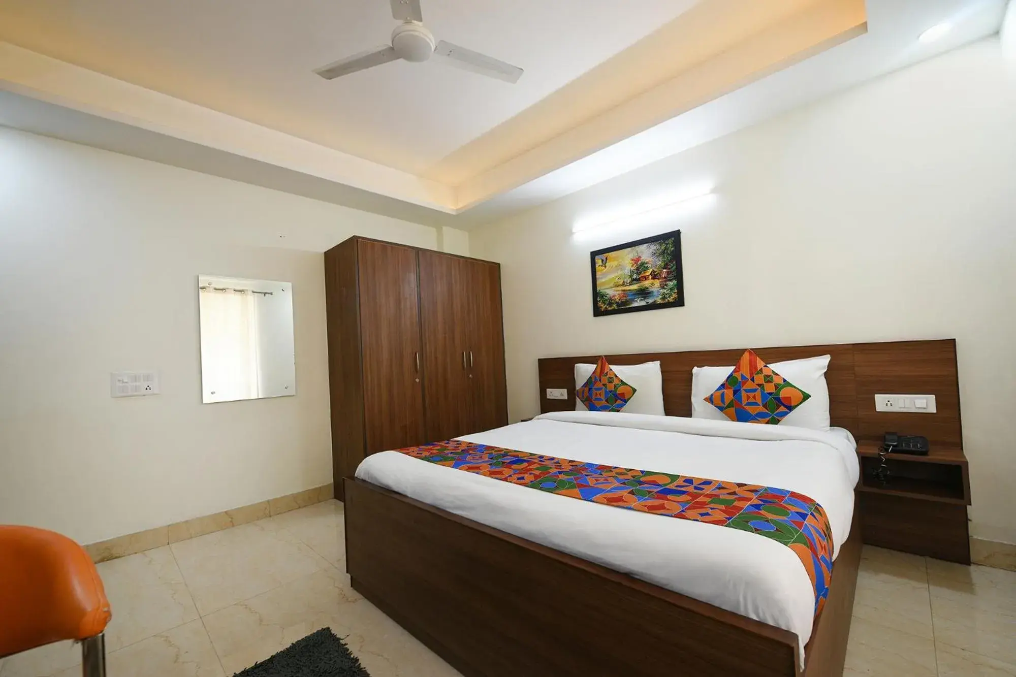 Bed in FabHotel Indian I Bed in FabHotel Indian I