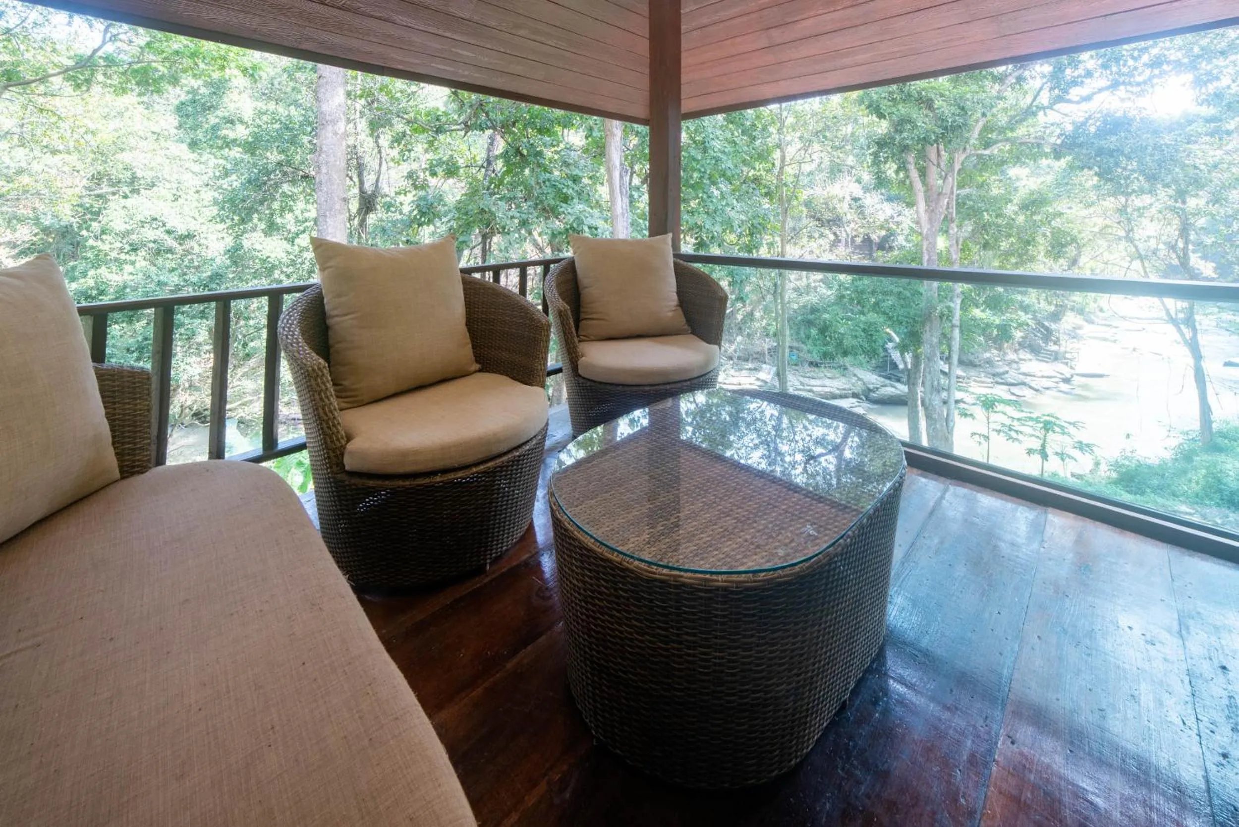 Patio in Tawan Riverside