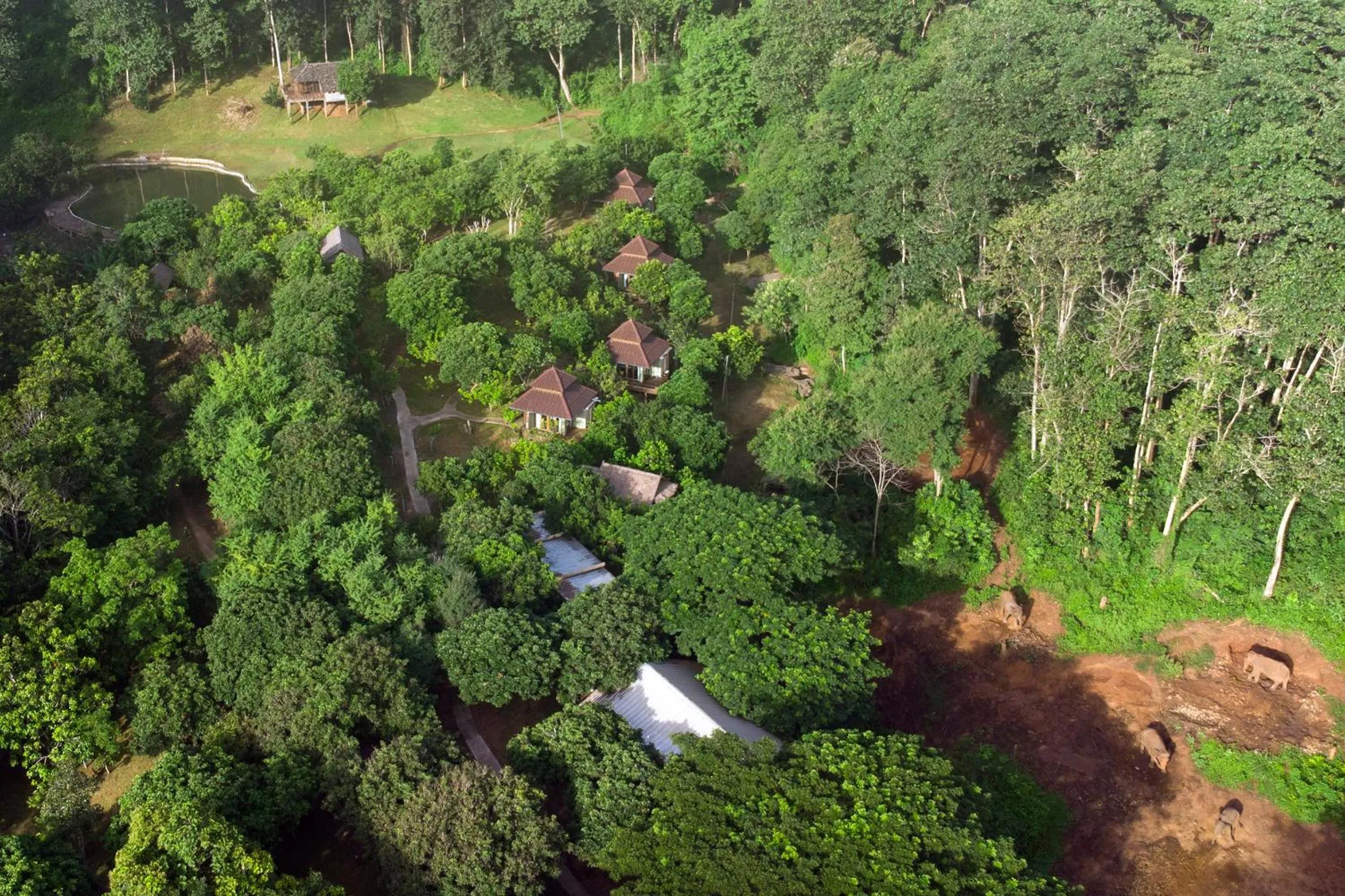 Bird's eye view in Tawan Riverside