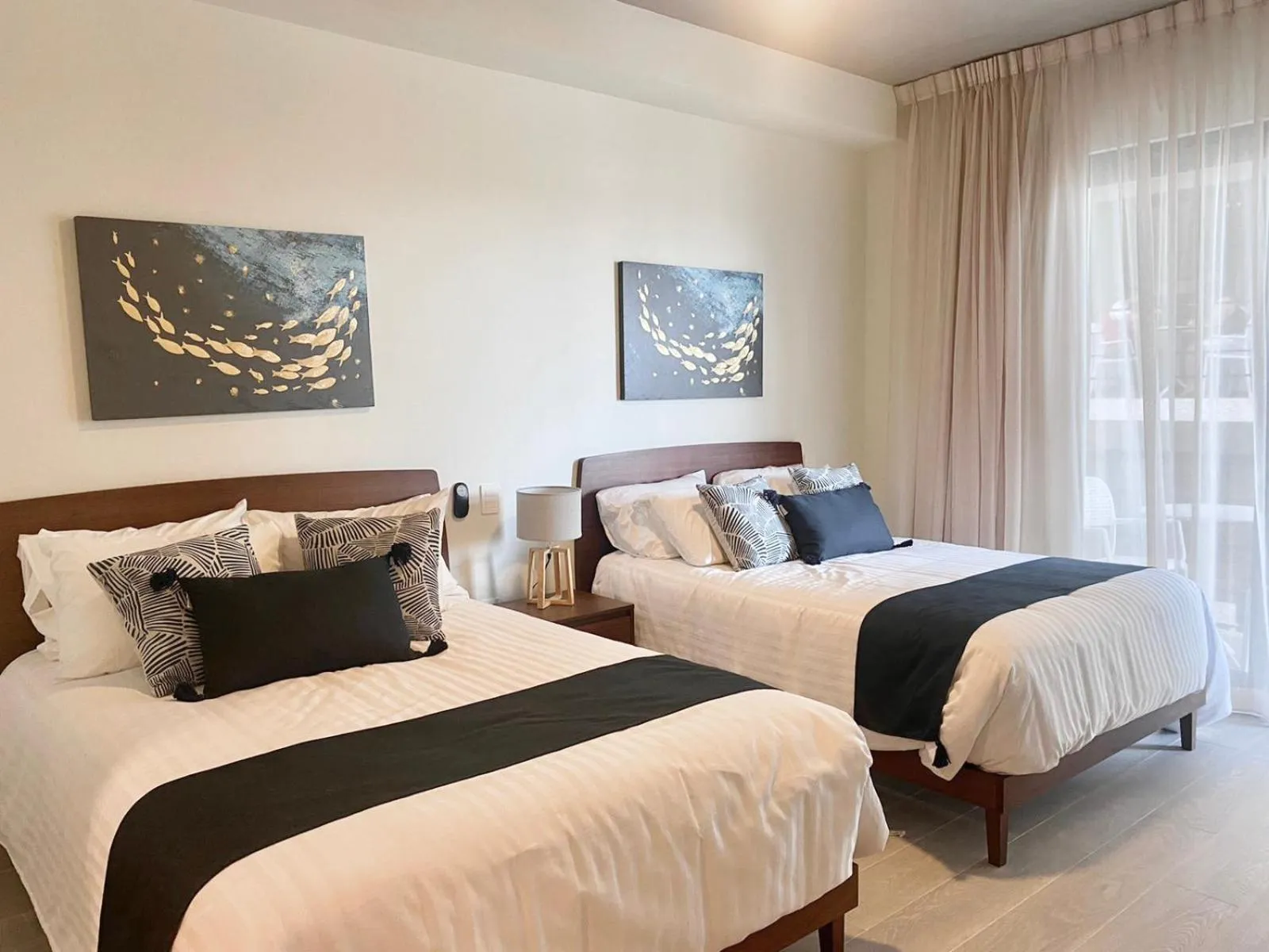 Bed in The Boat Condo by Andiani Travel