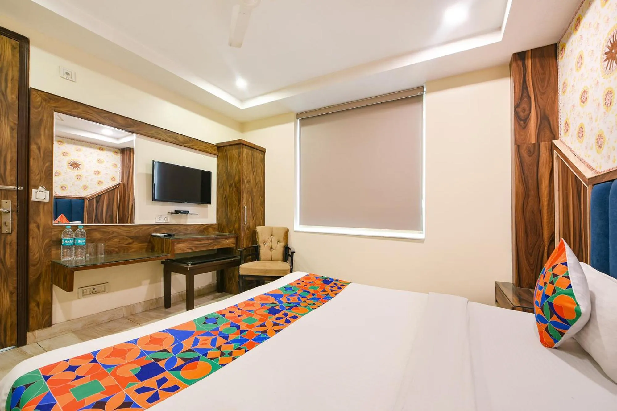 Bed in FabHotel Baba Residency Near New Delhi Railway Station