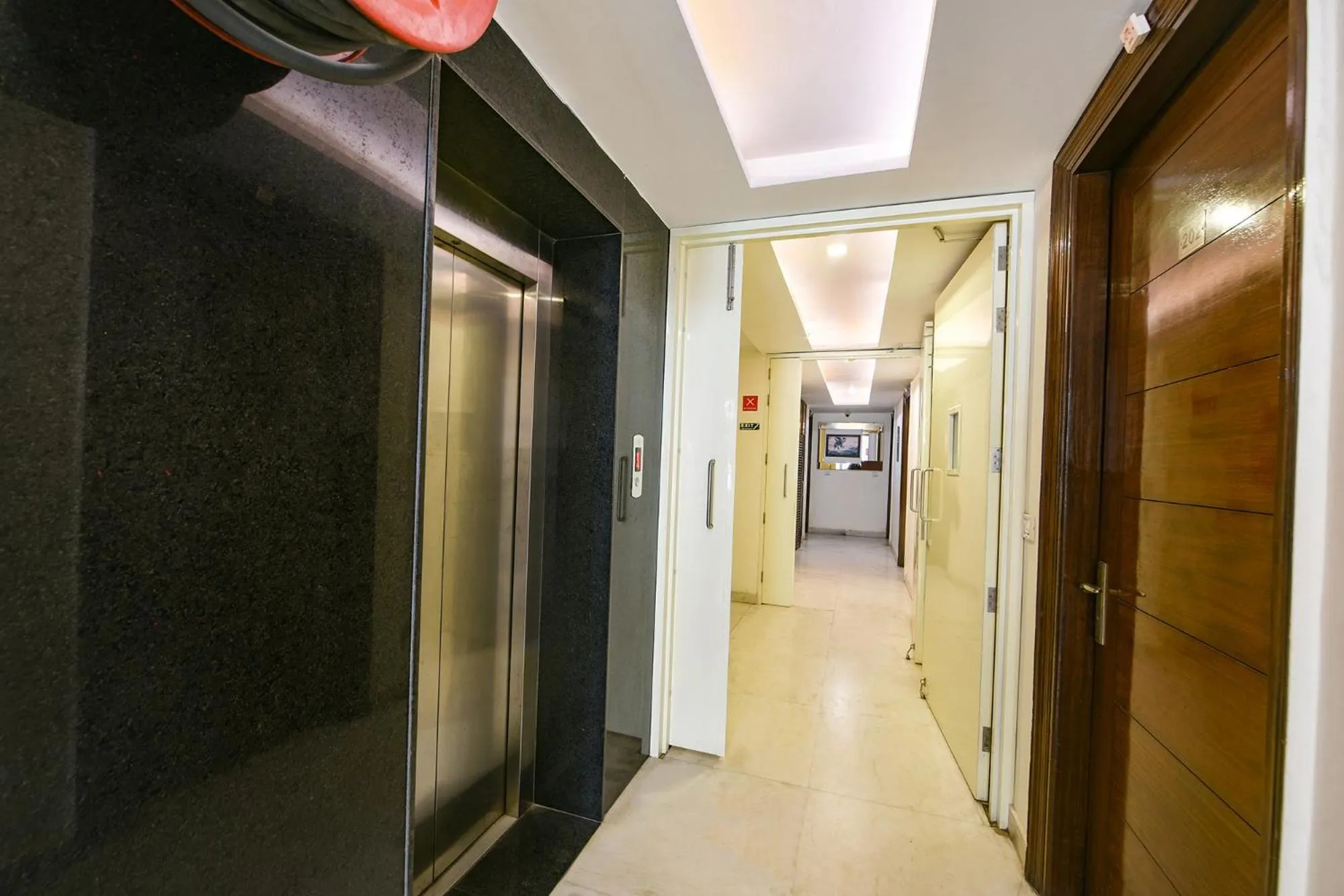 elevator in FabHotel Baba Residency Near New Delhi Railway Station