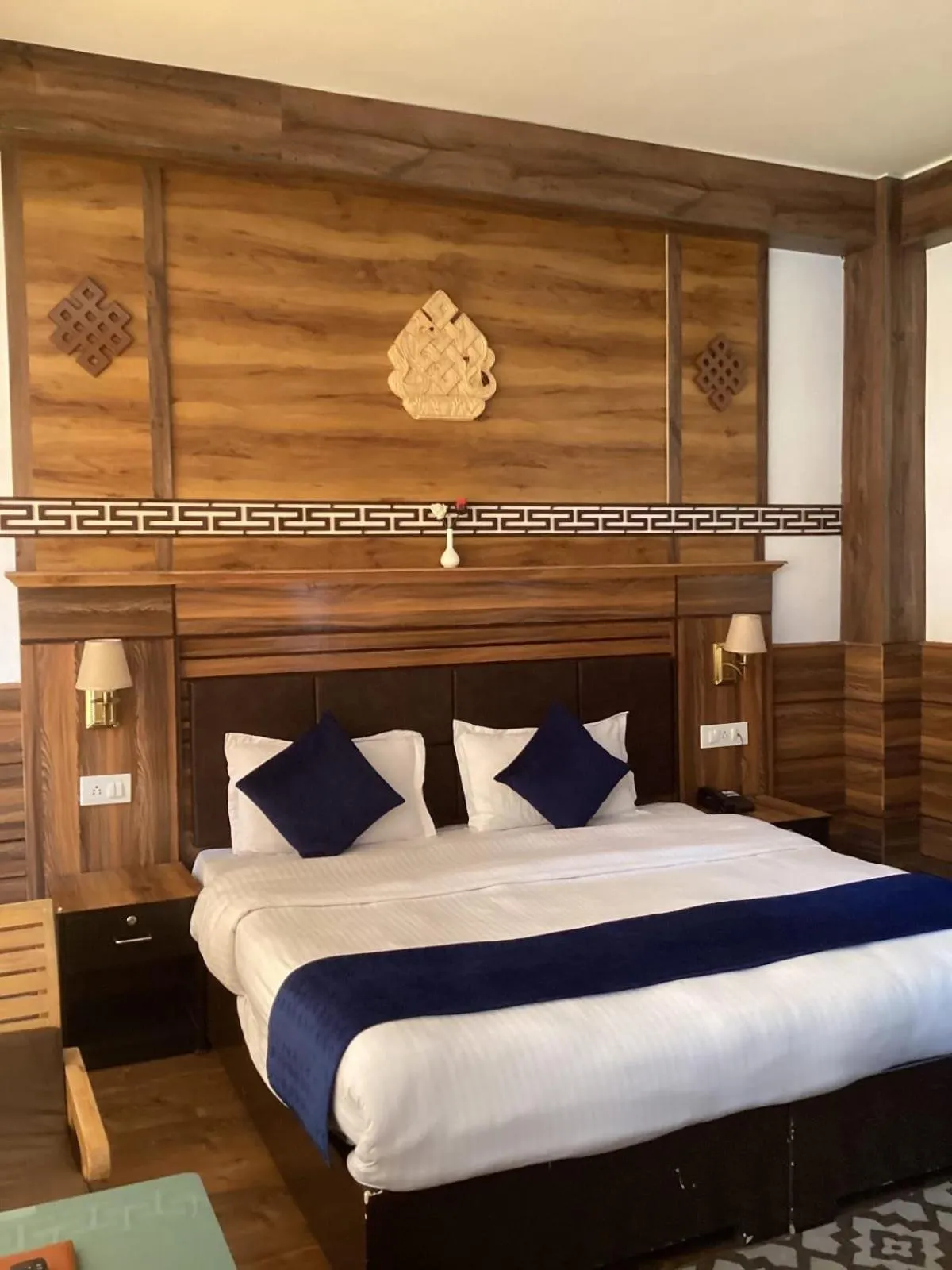 Bed in Hotel Blue Pine