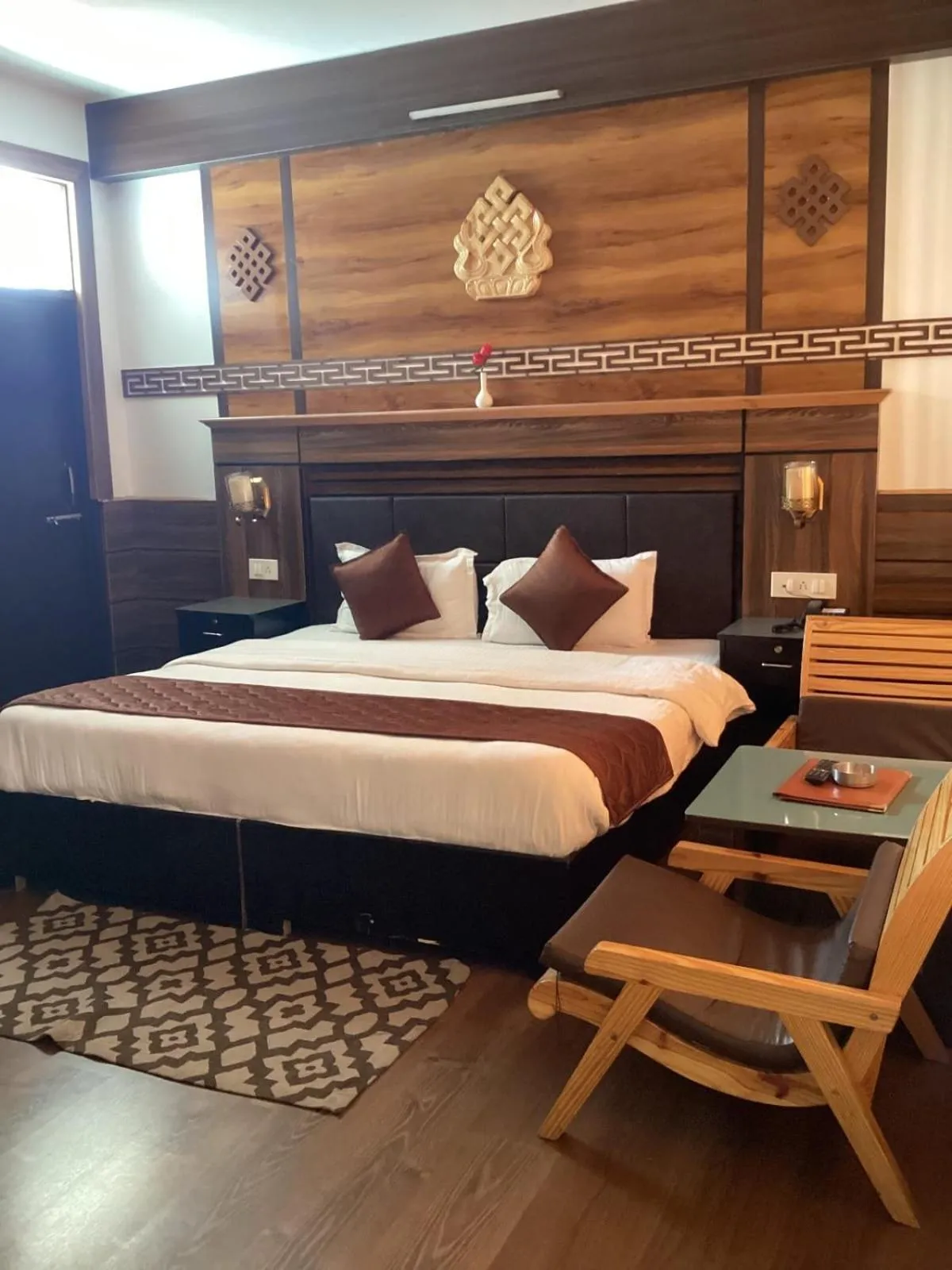 Bed in Hotel Blue Pine