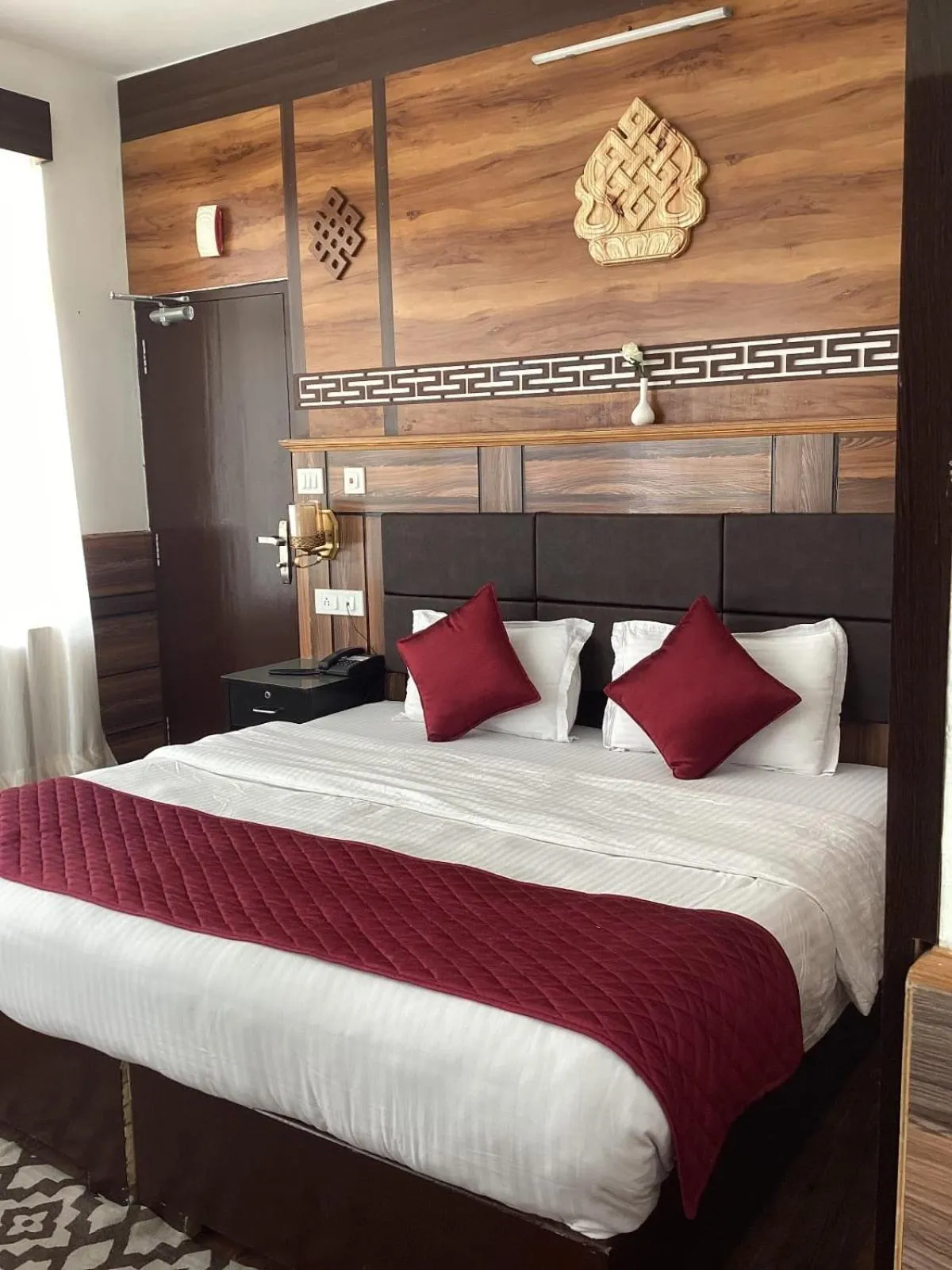 Bed in Hotel Blue Pine