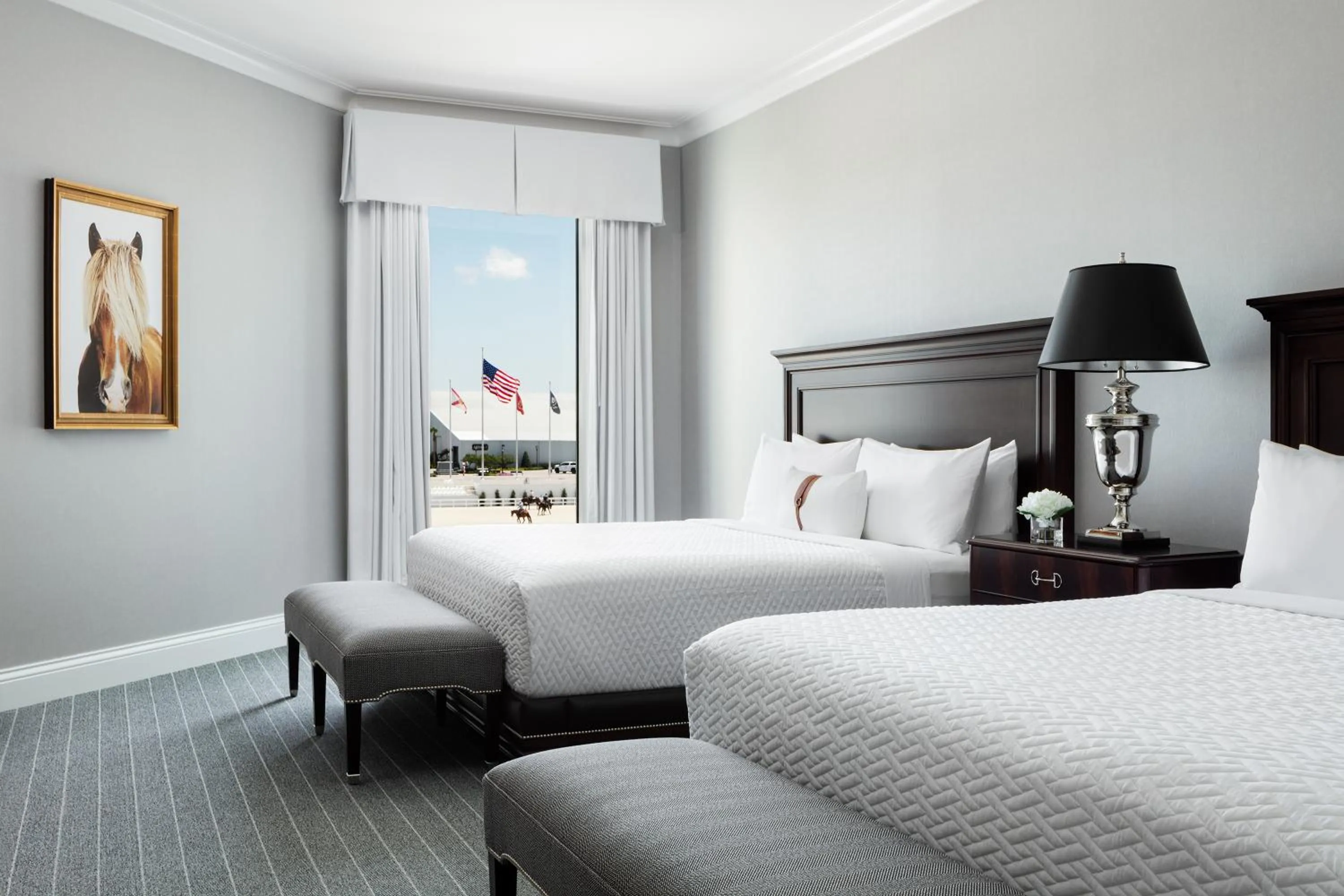 Photo of the whole room, Bed in The Equestrian