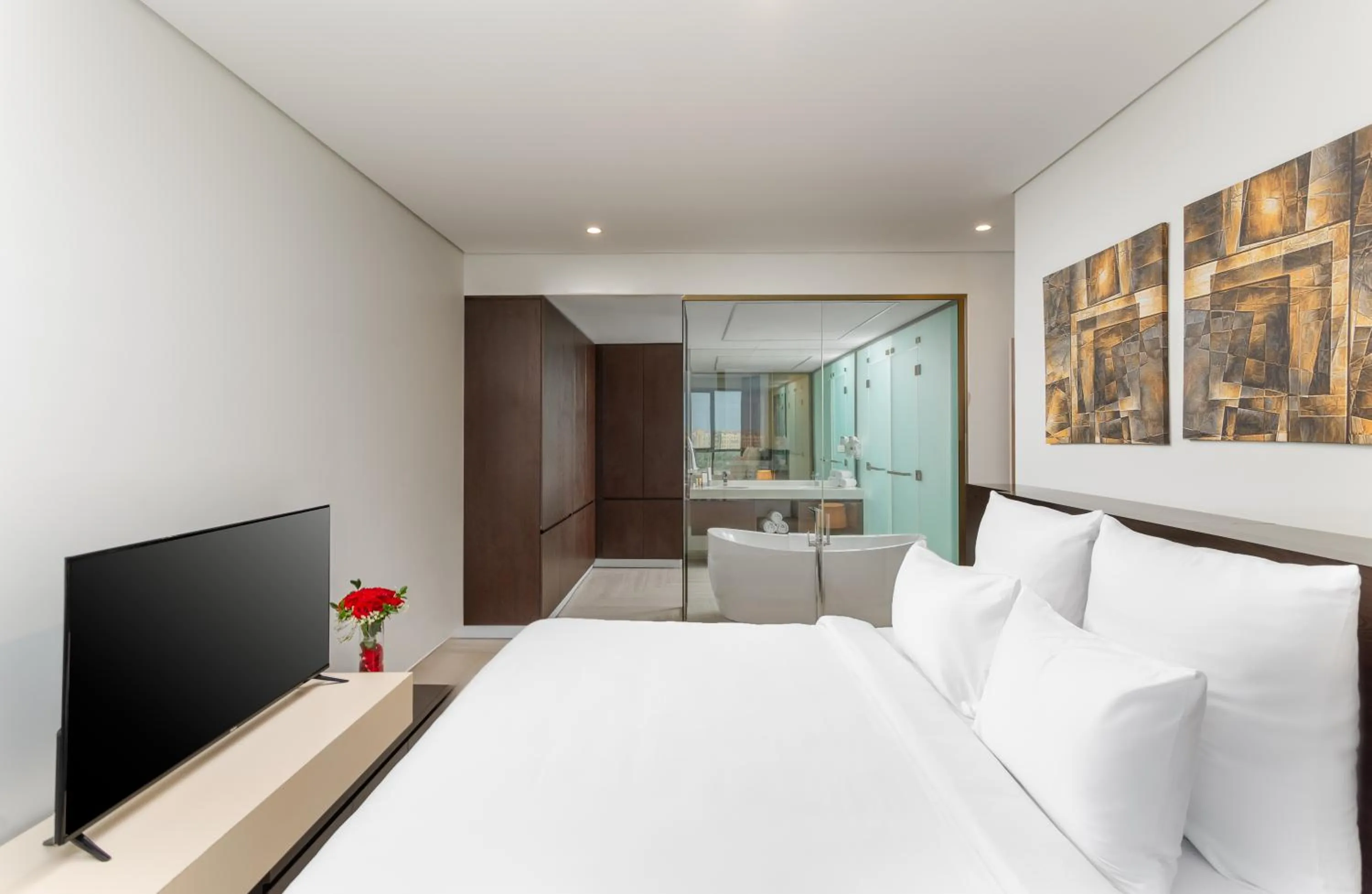 Photo of the whole room, Bed in Mirot Residence