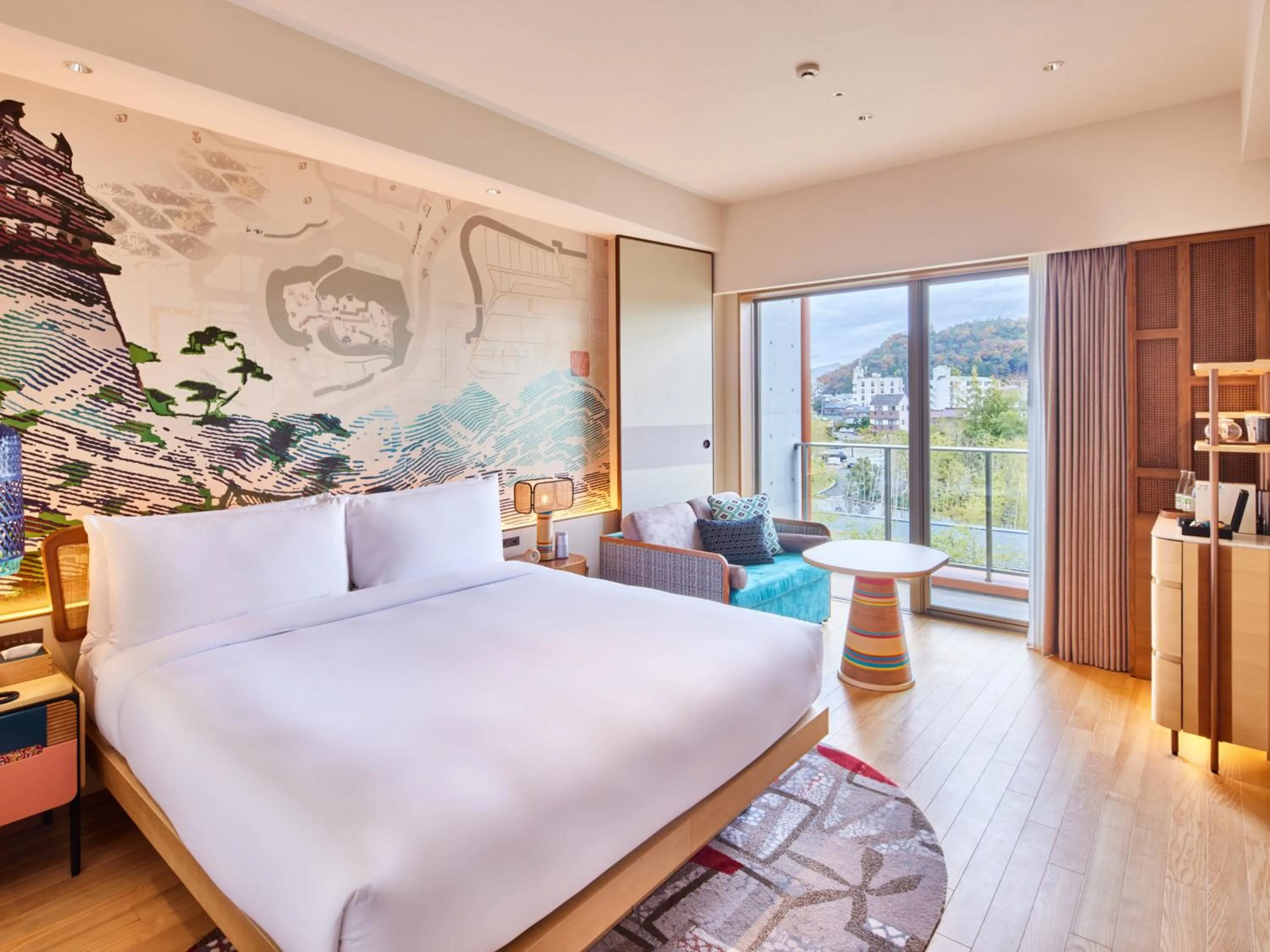 Bedroom, Bed in Hotel Indigo Inuyama Urakuen Garden by IHG