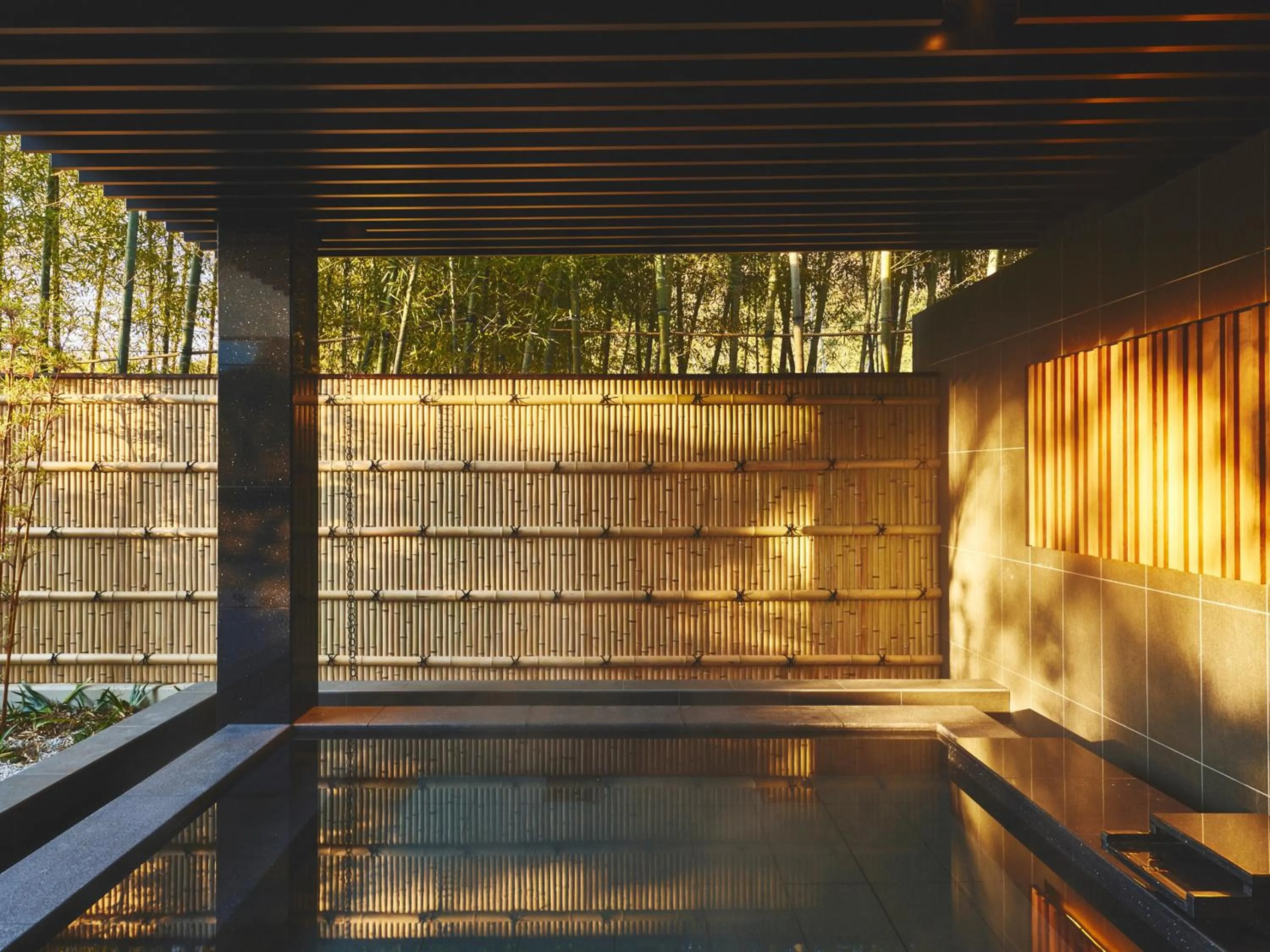 Open Air Bath in Hotel Indigo Inuyama Urakuen Garden by IHG