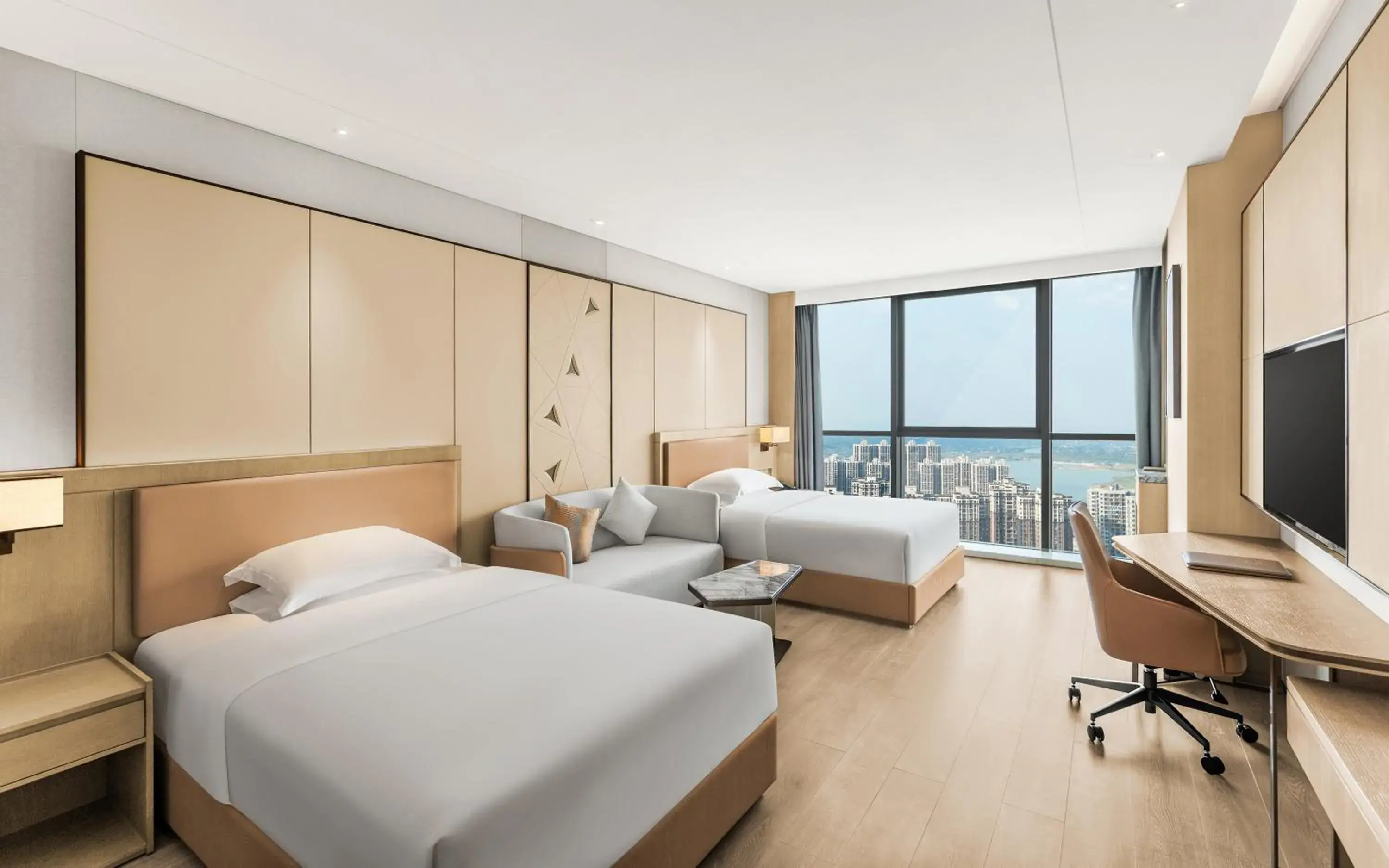 Photo of the whole room, Bed in Crowne Plaza Changsha Development Zone by IHG Photo of the whole room, Bed in Crowne Plaza Changsha Development Zone by IHG