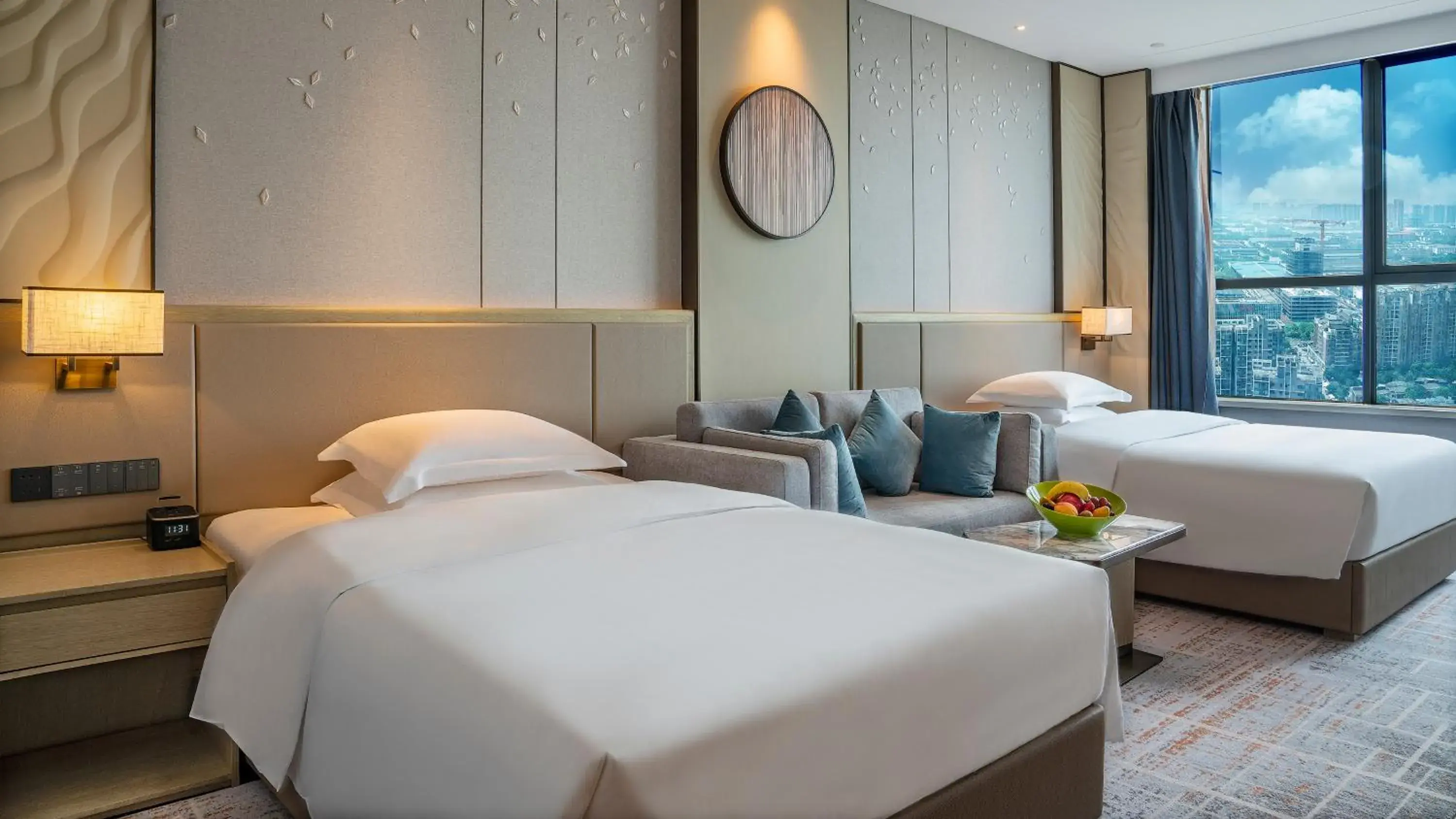 Bed in Crowne Plaza Changsha Development Zone by IHG Bed in Crowne Plaza Changsha Development Zone by IHG