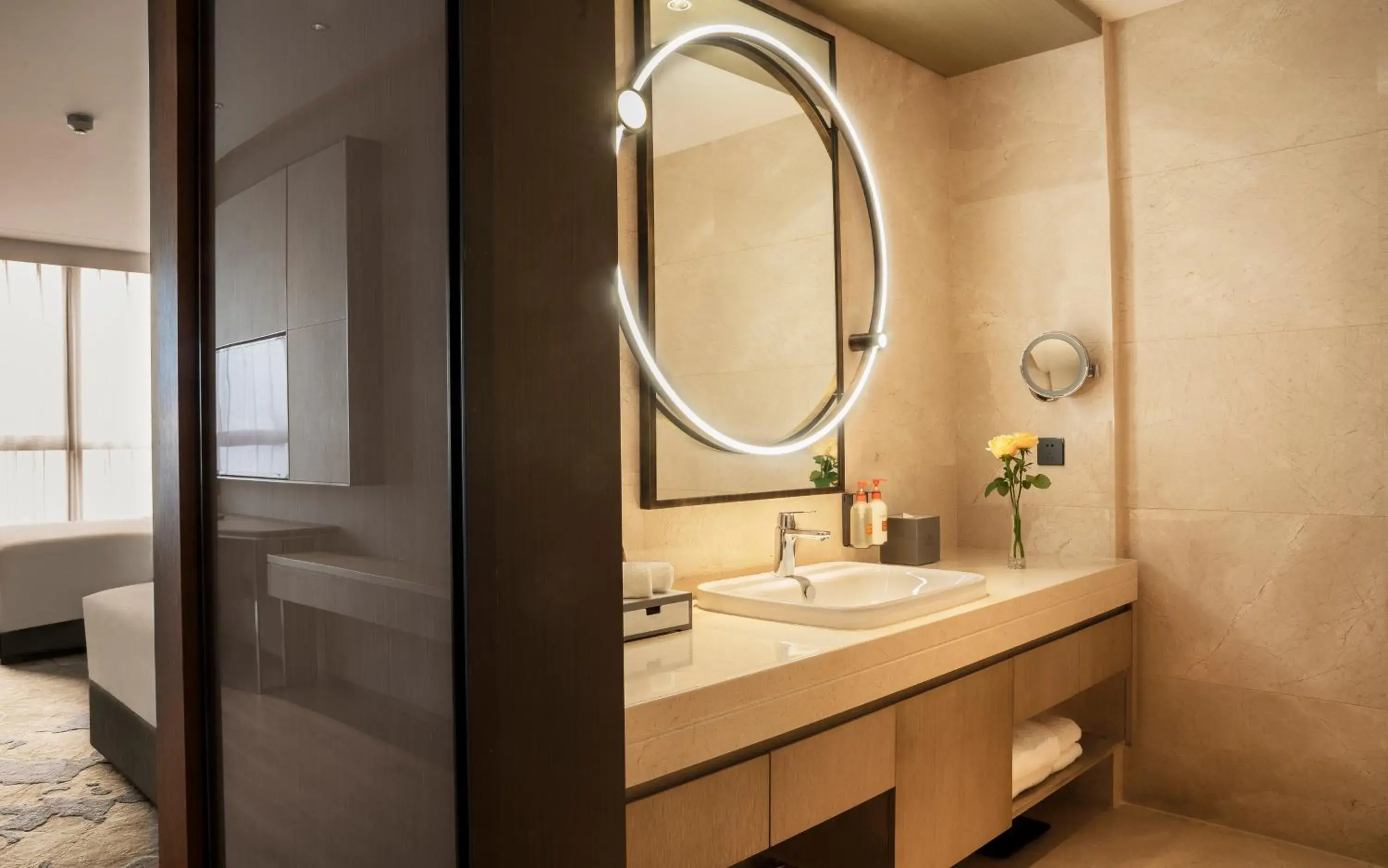 Bathroom in Crowne Plaza Changsha Development Zone by IHG Bathroom in Crowne Plaza Changsha Development Zone by IHG