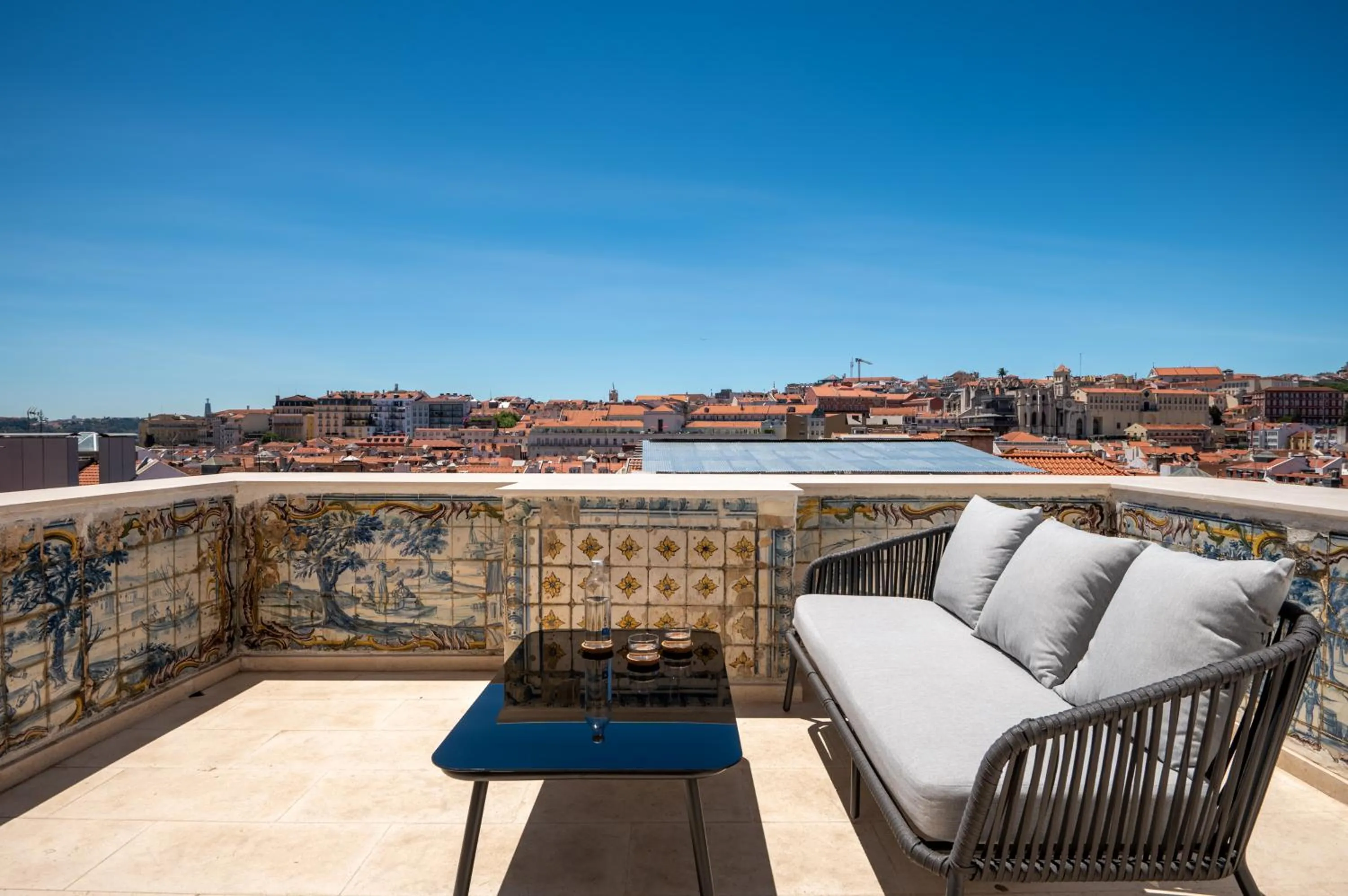 Balcony/Terrace in Memoria Lisboa FLH Hotels