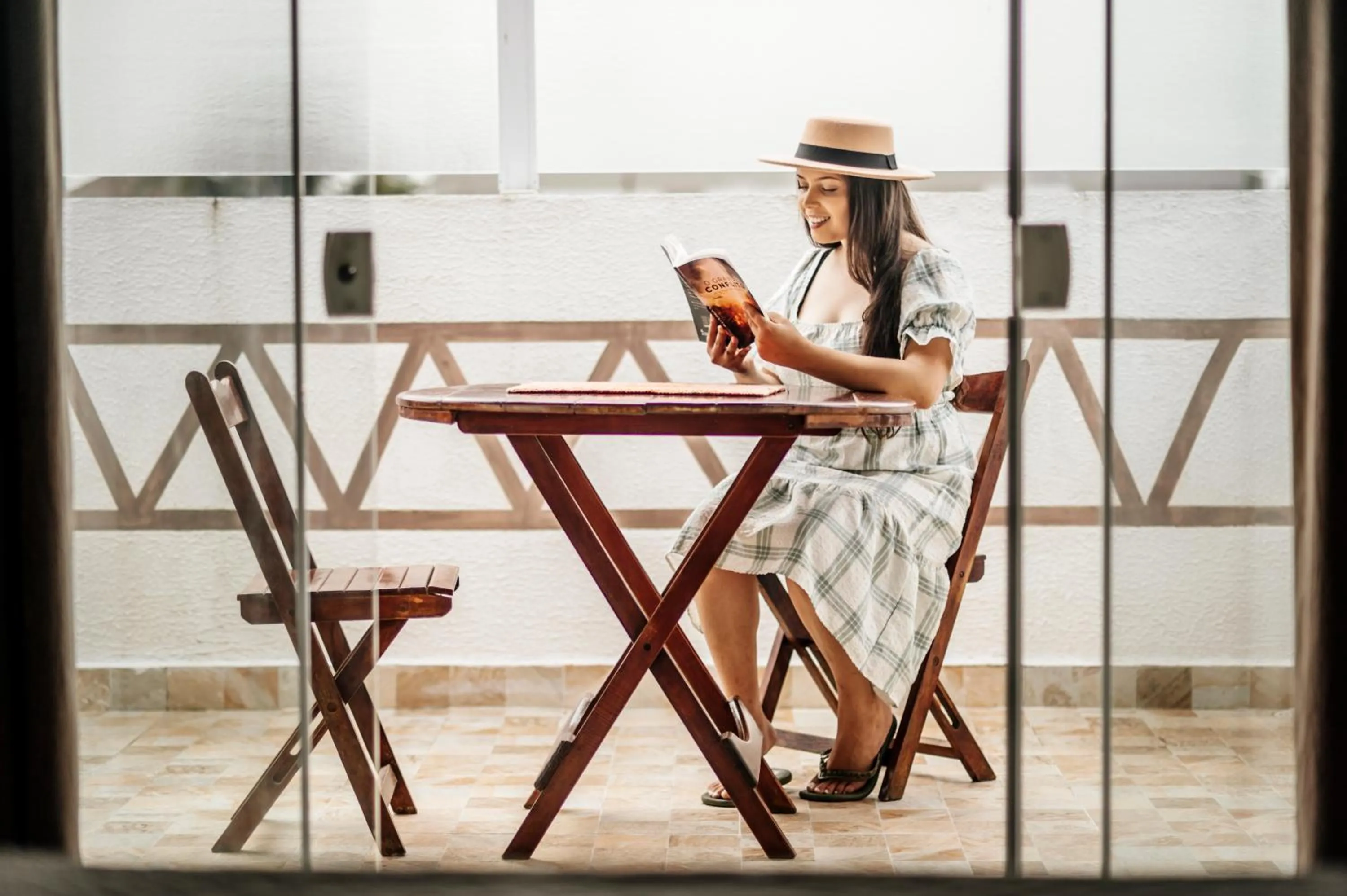 Balcony/Terrace in Pousada Oásis