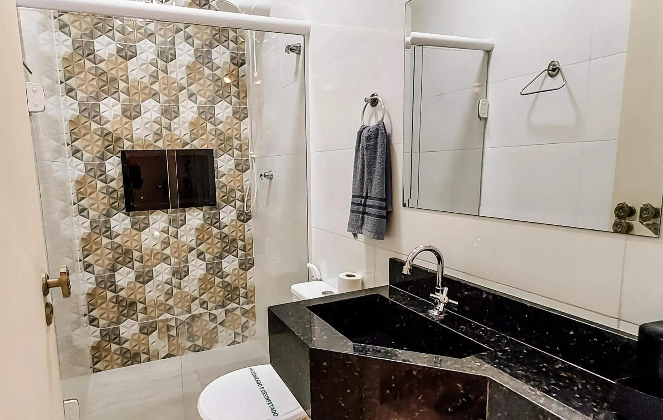 Bathroom in Pousada Oásis