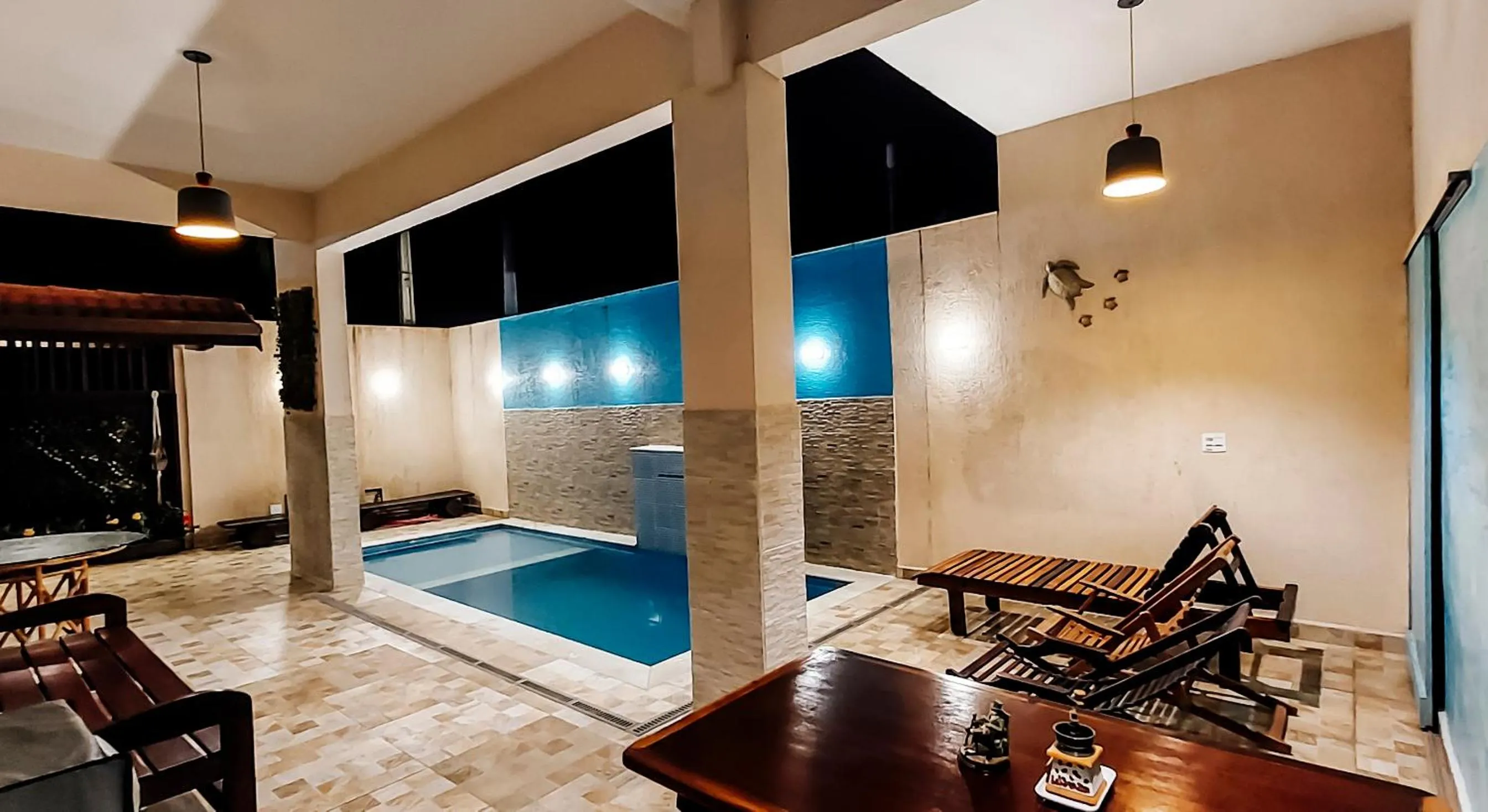 Swimming pool in Pousada Oásis