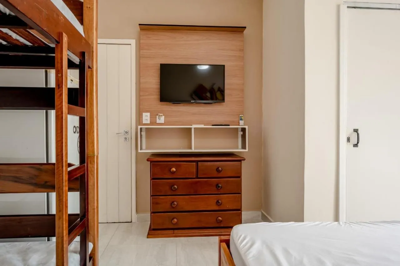 TV and multimedia, Bed in Pousada Oásis