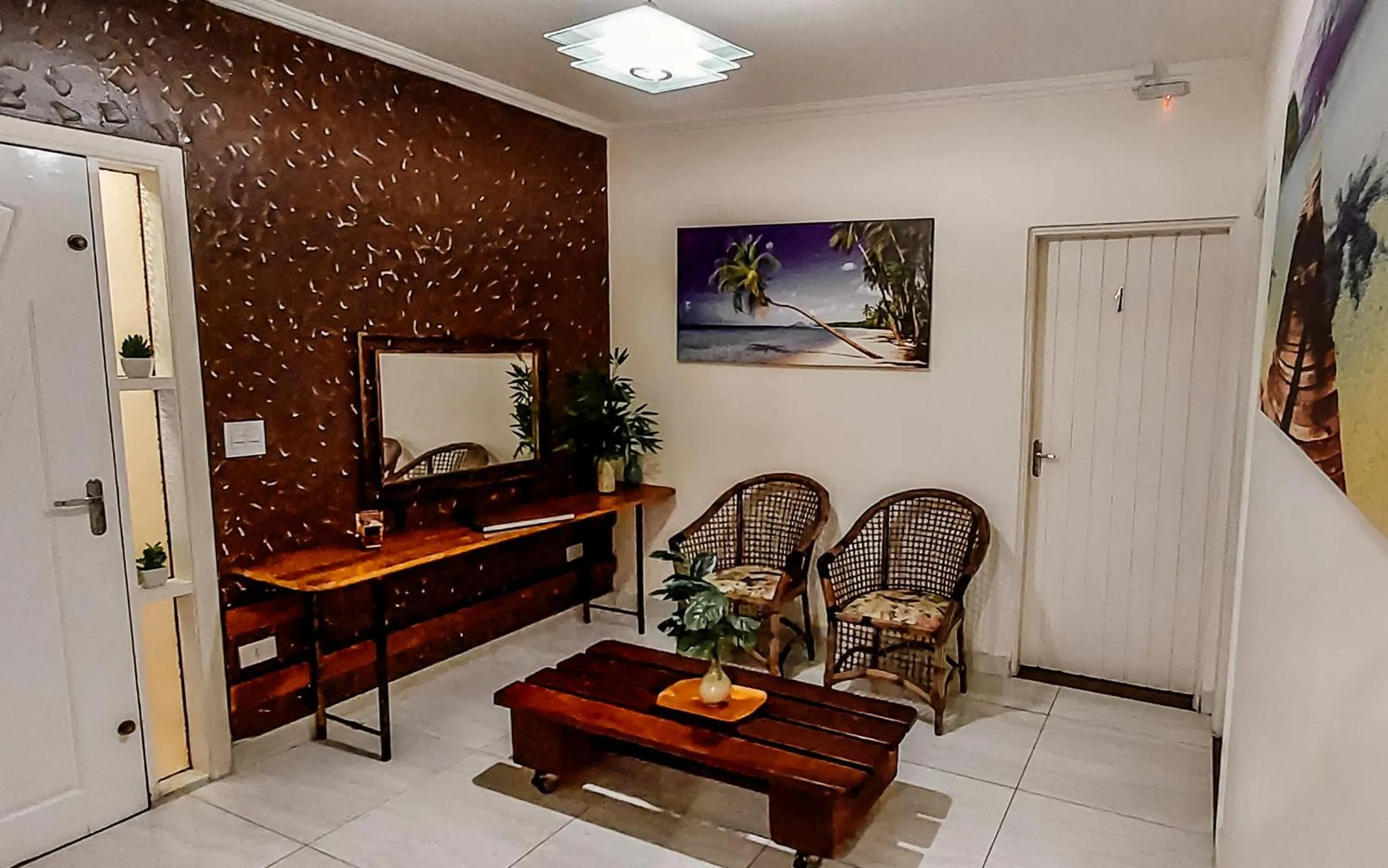 Living room in Pousada Oásis