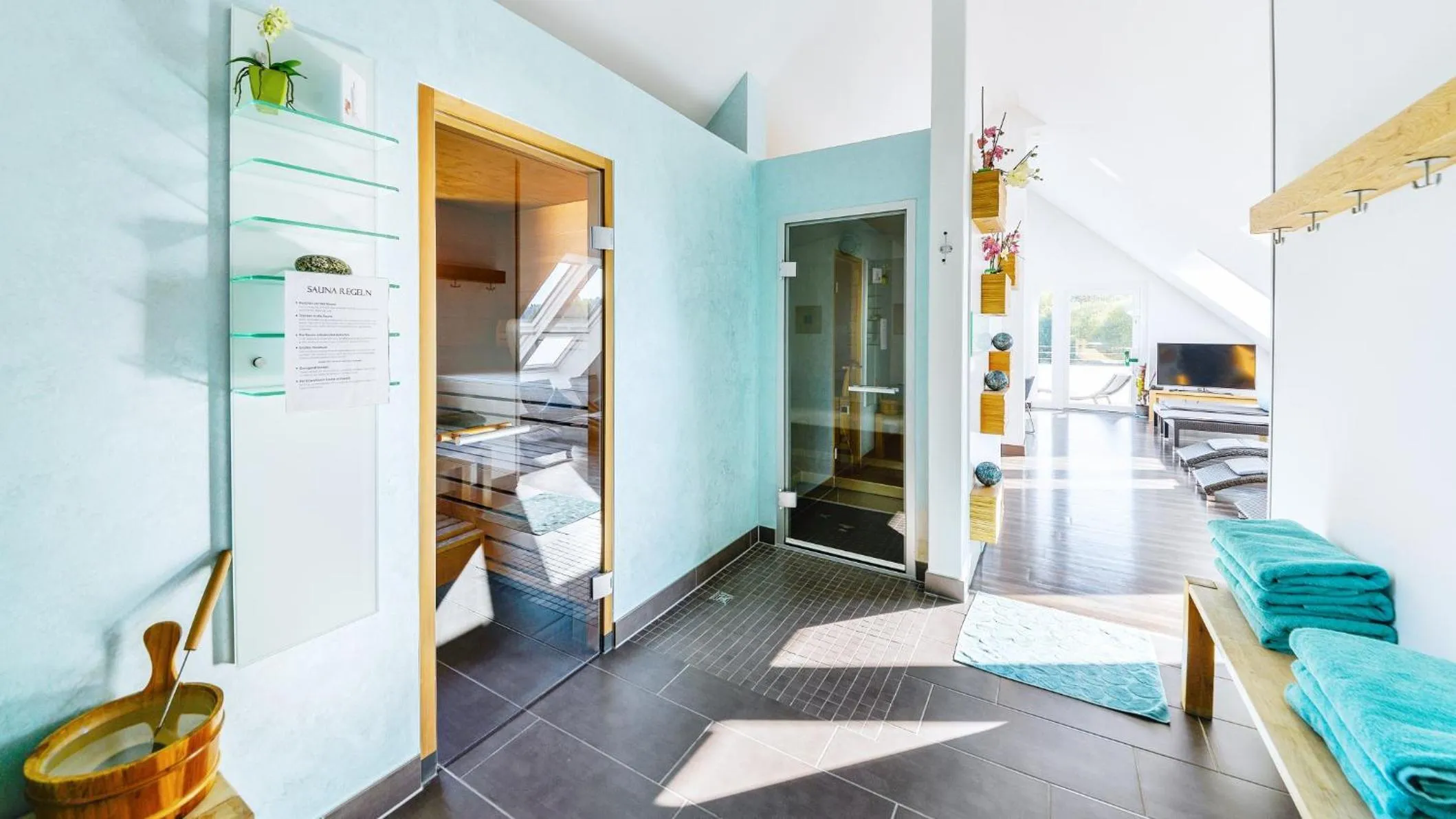 Sauna in Hotel Volapük