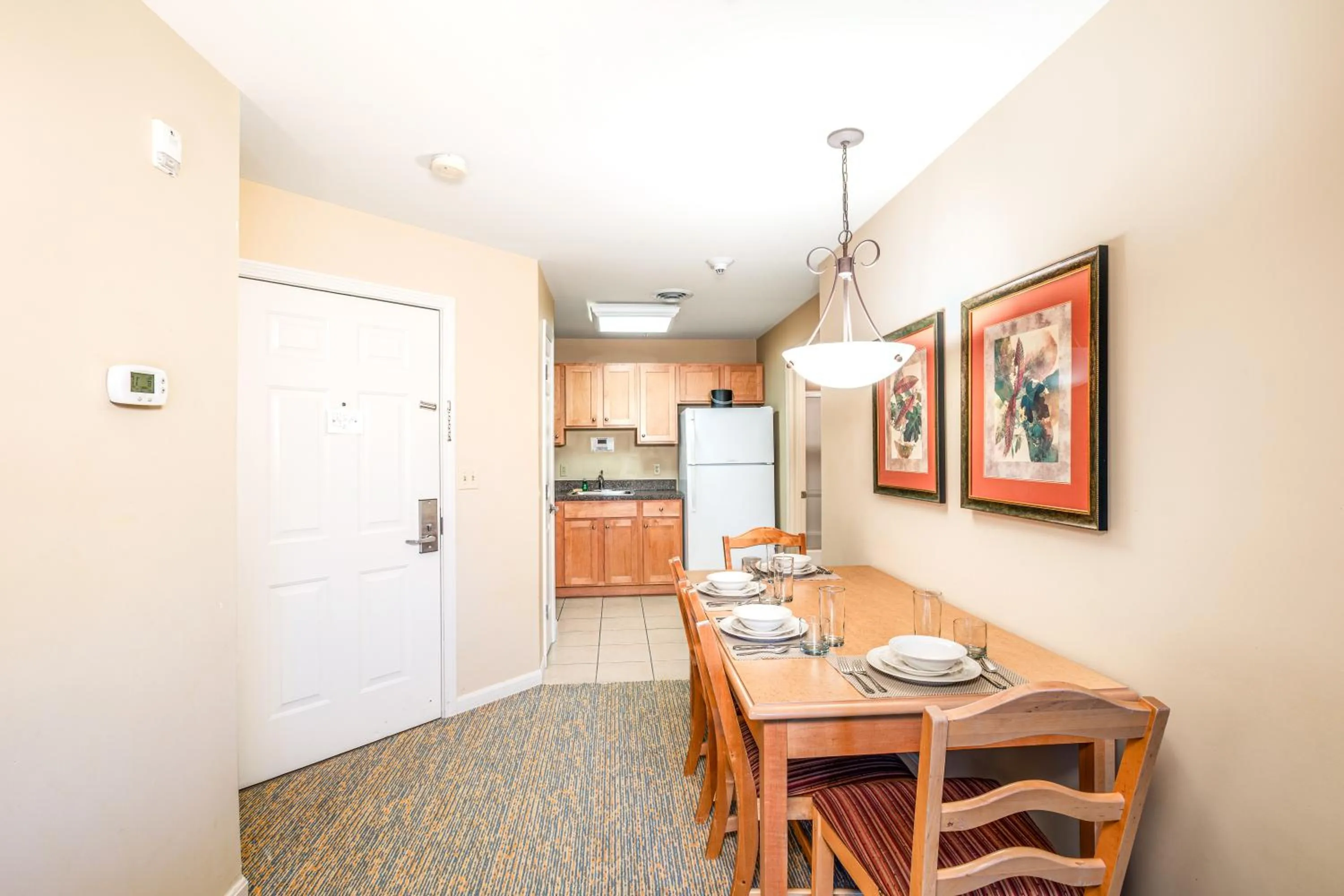 Dining area in Vacation Village in the Berkshires