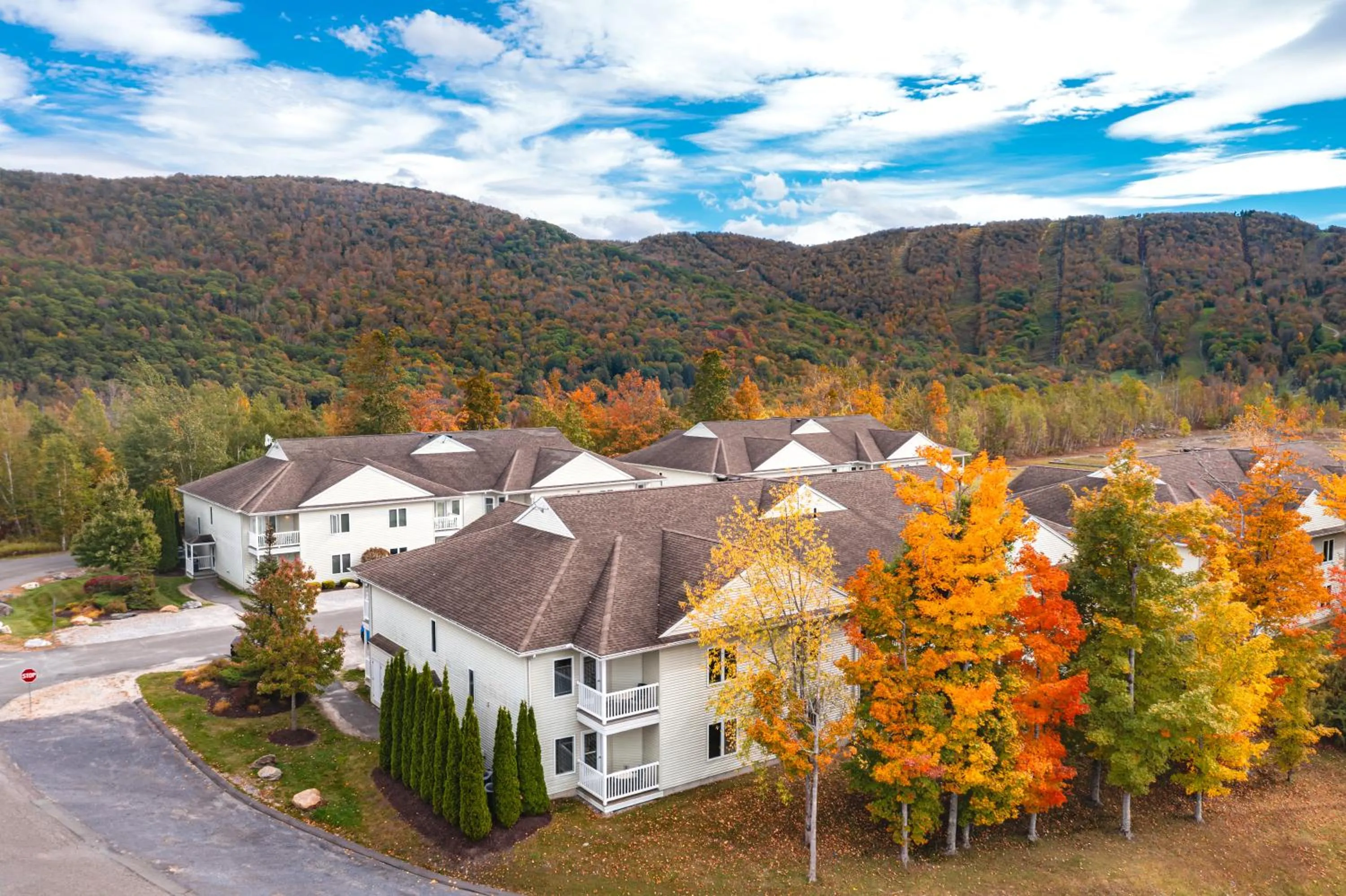 Property building in Vacation Village in the Berkshires