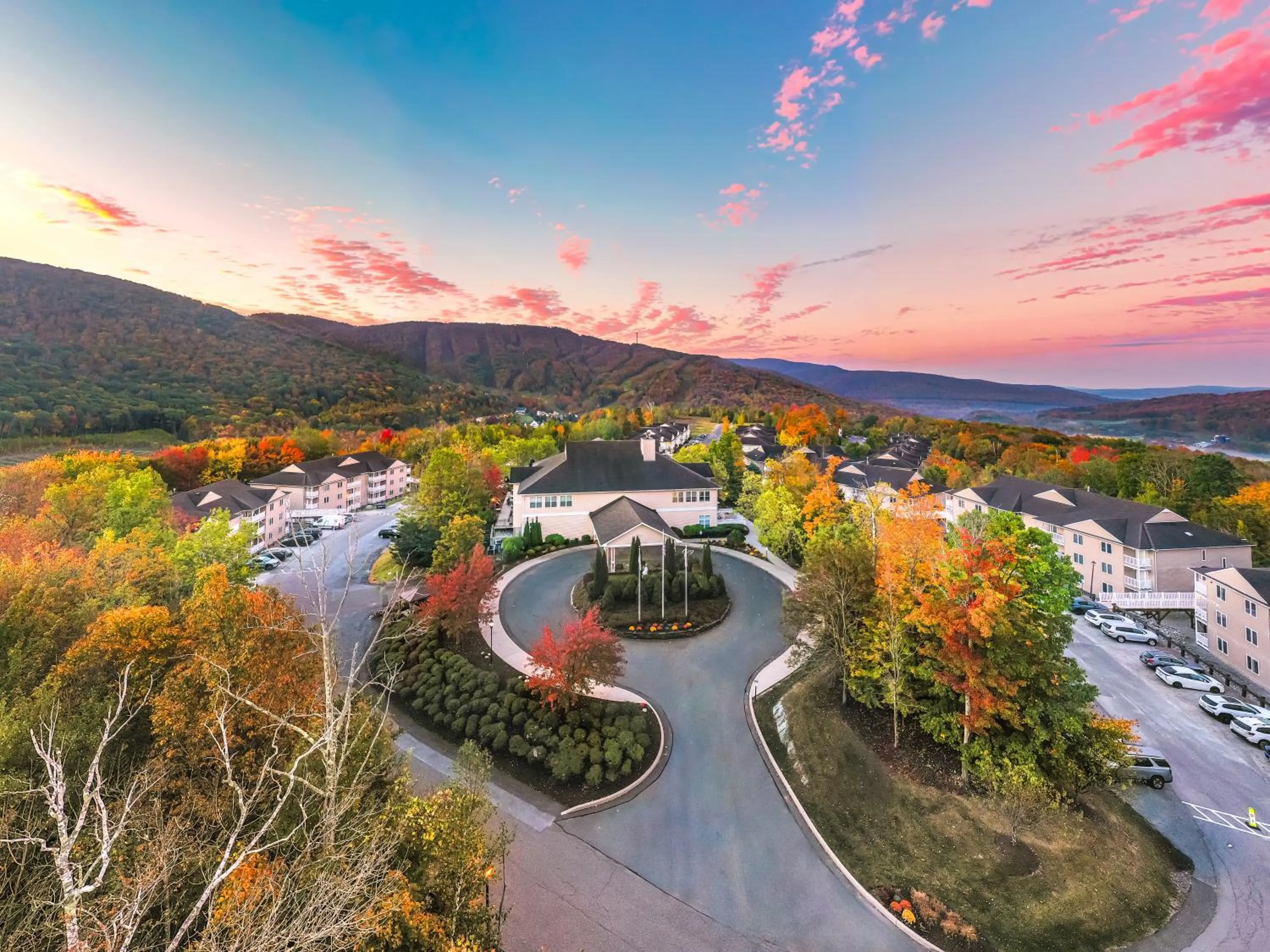 Property building in Vacation Village in the Berkshires